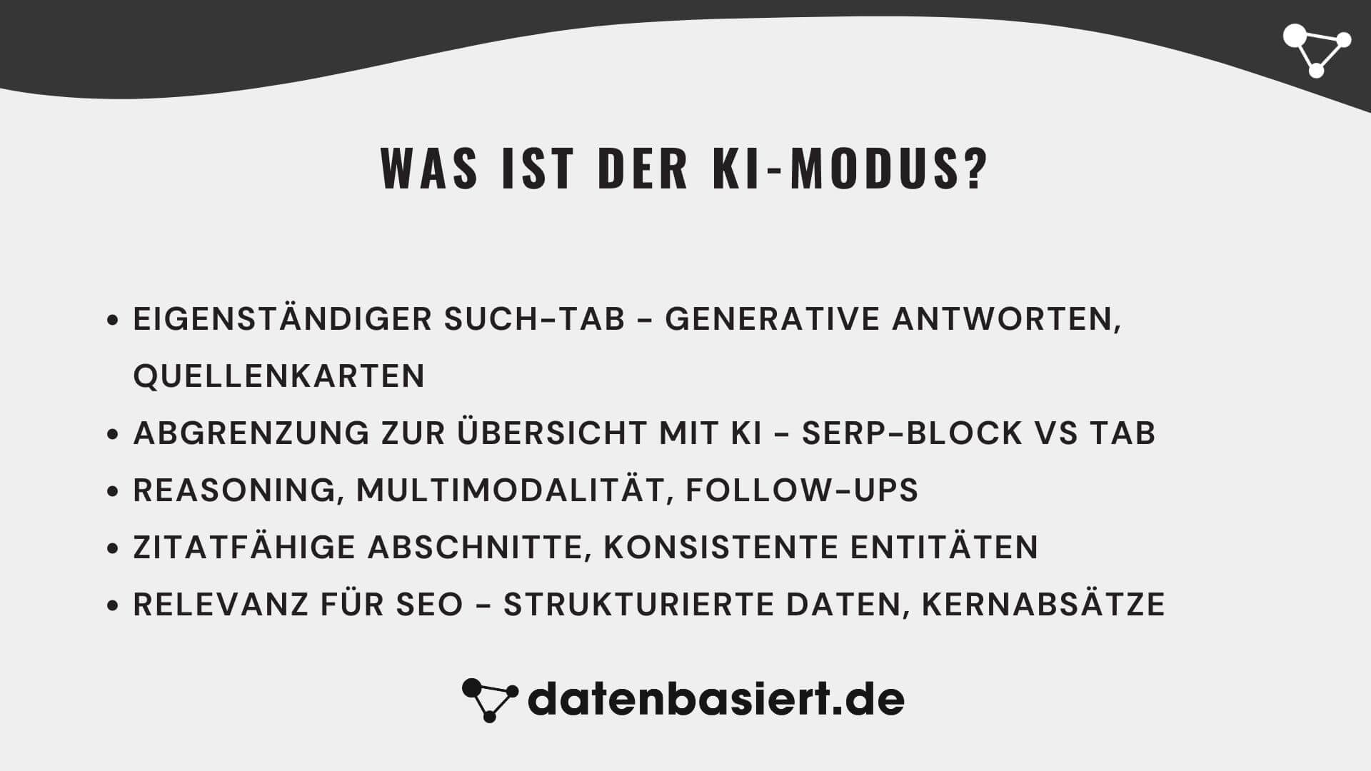 Was ist der KI-Modus von Google