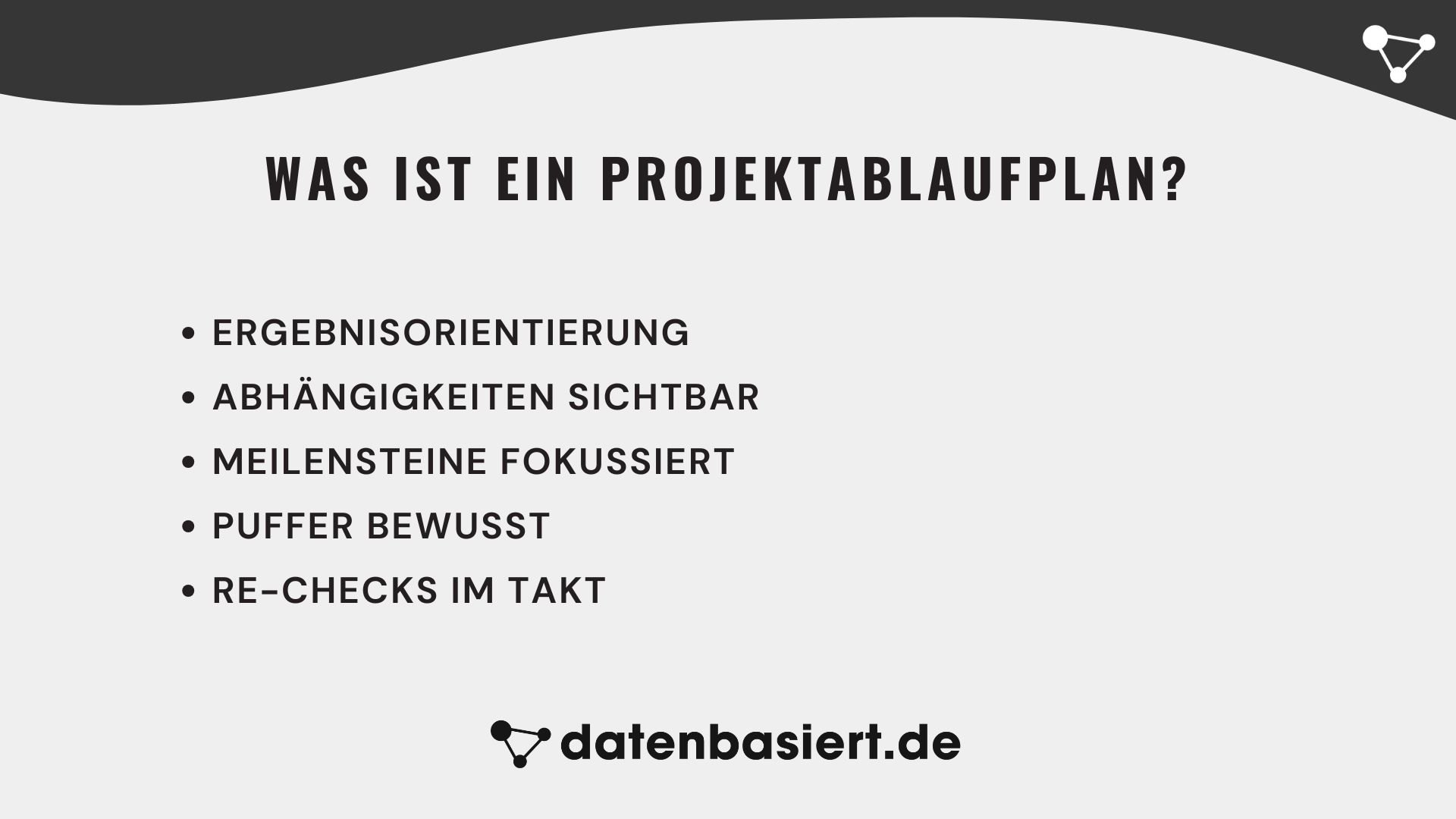 Was ist ein Projektablaufplan