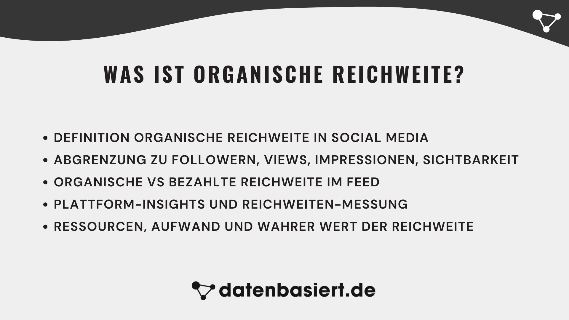 Was ist organische Reichweite?