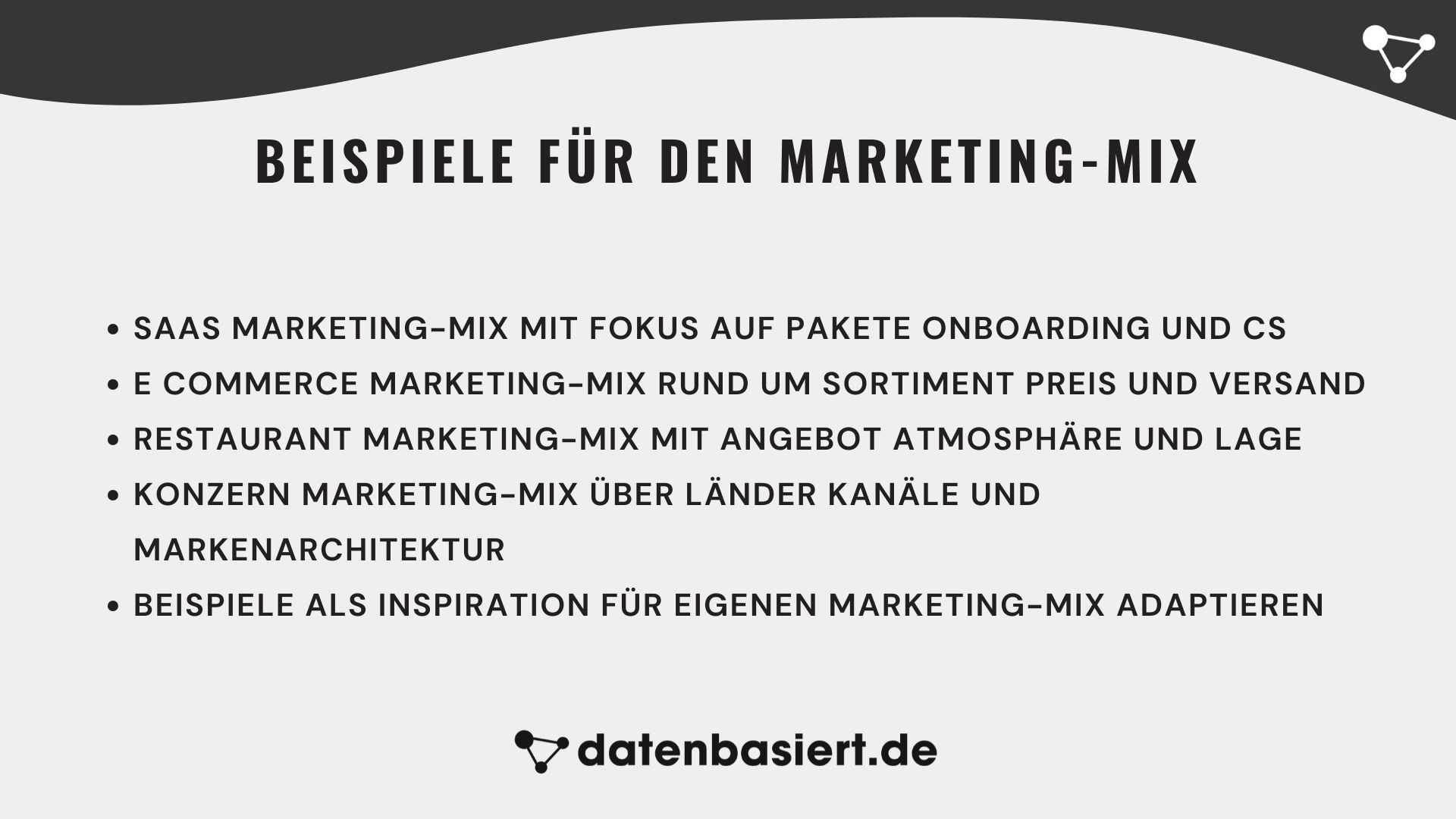 Beispiele für den Marketing-Mix