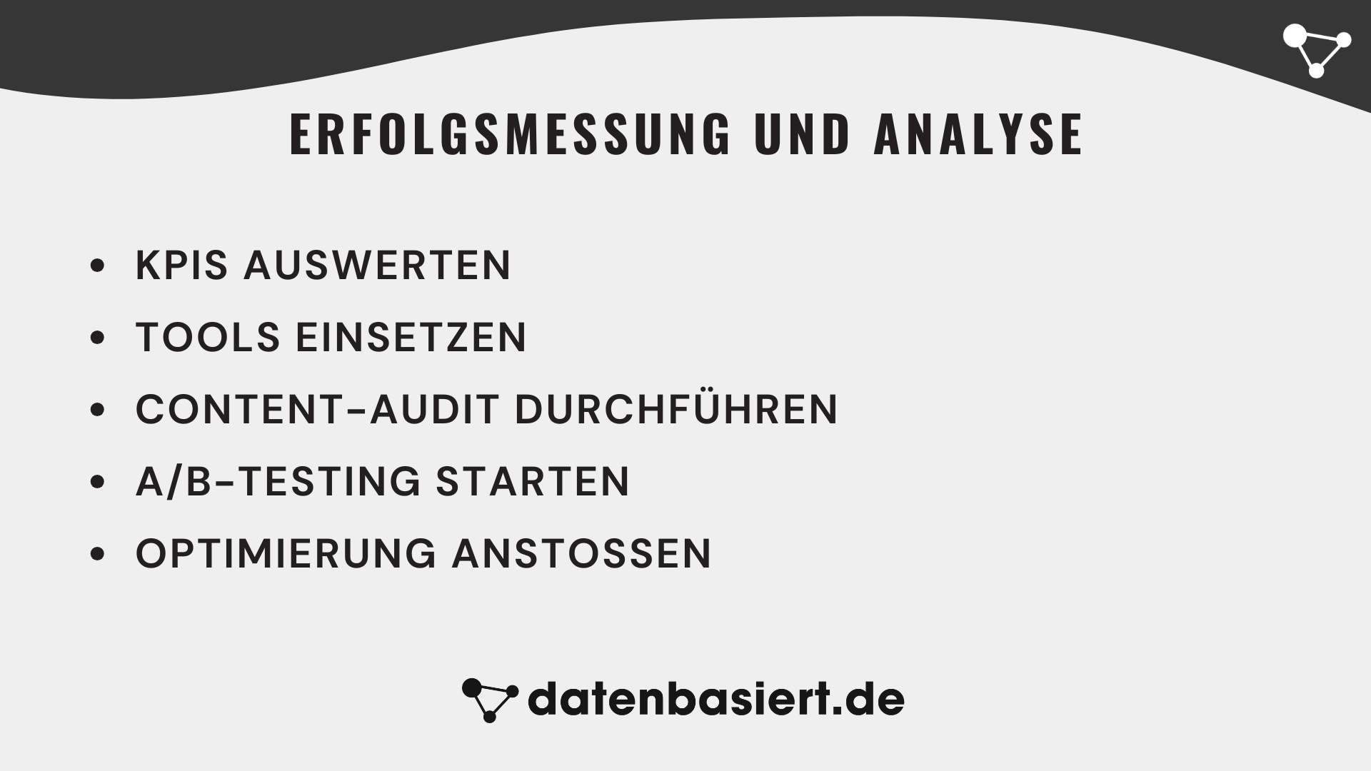 Erfolgsmessung und Analyse