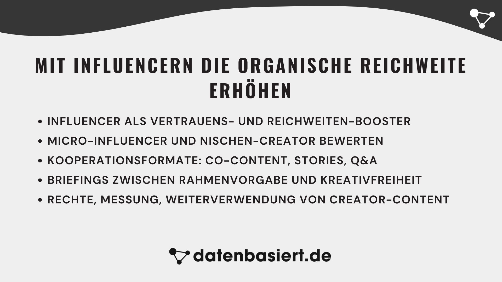 Mit Influencern die organische Reichweite erhöhen