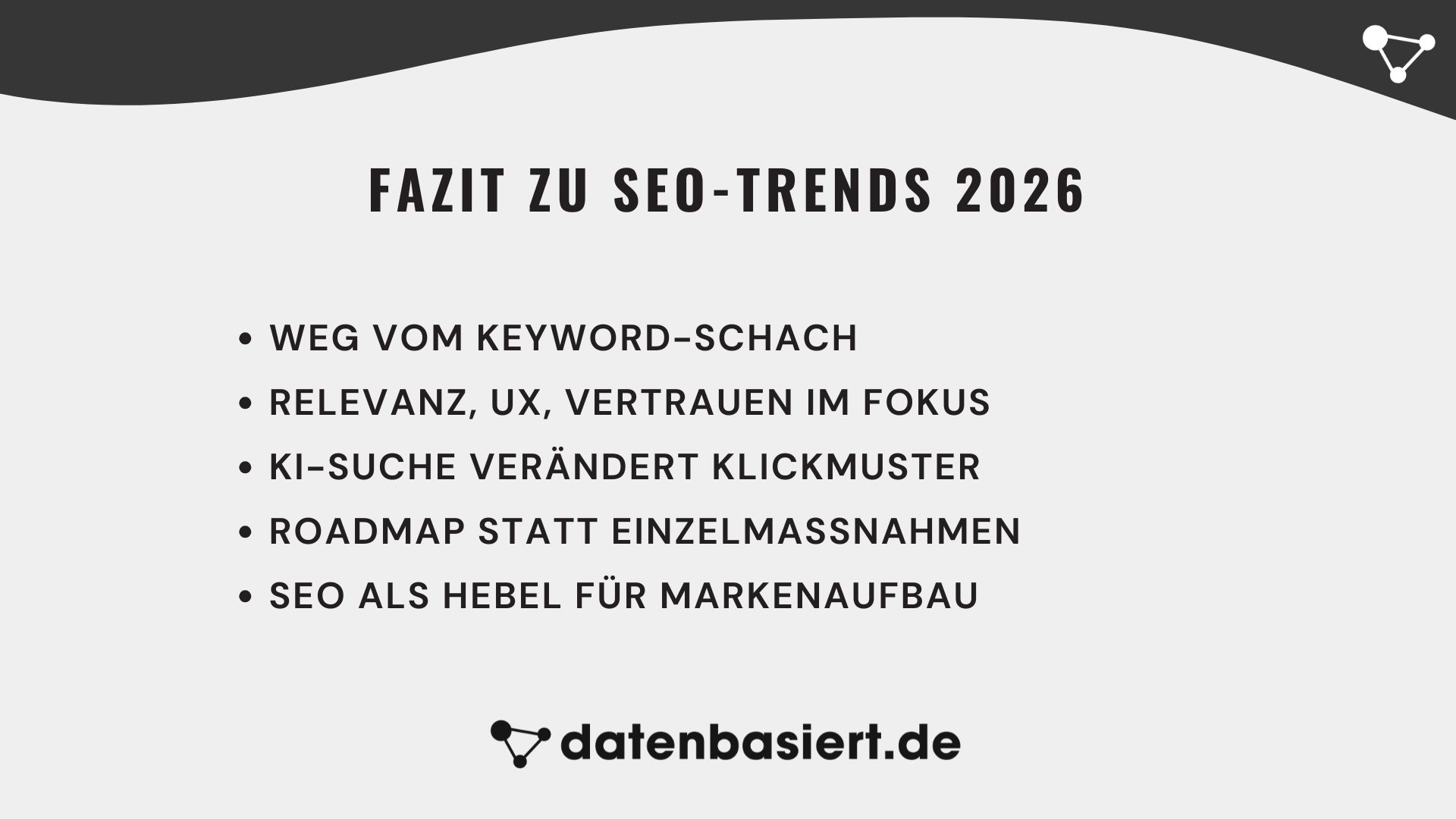 Fazit zu SEO-Trends 2026