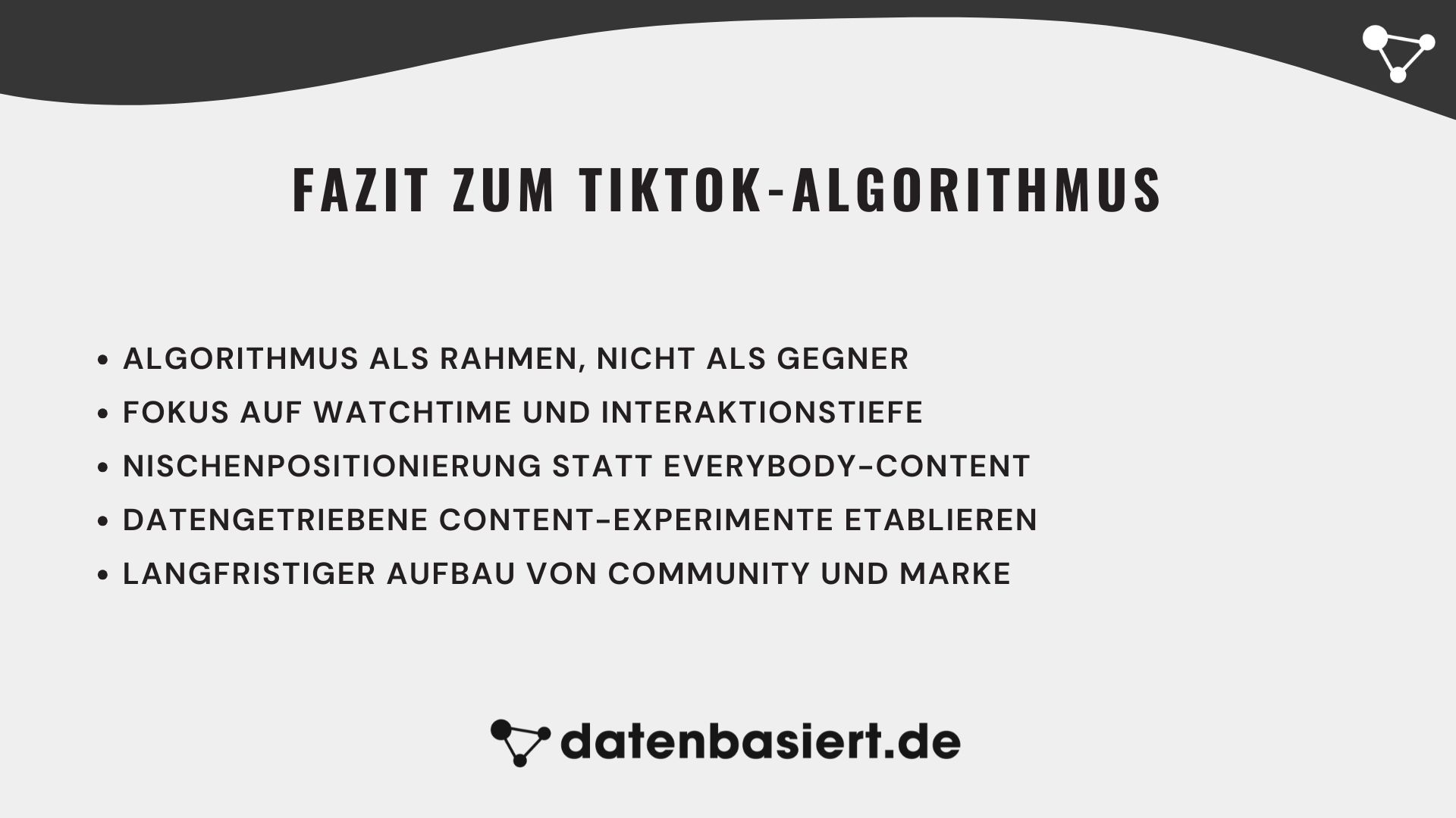11 Fazit zum TikTok Algorithmus