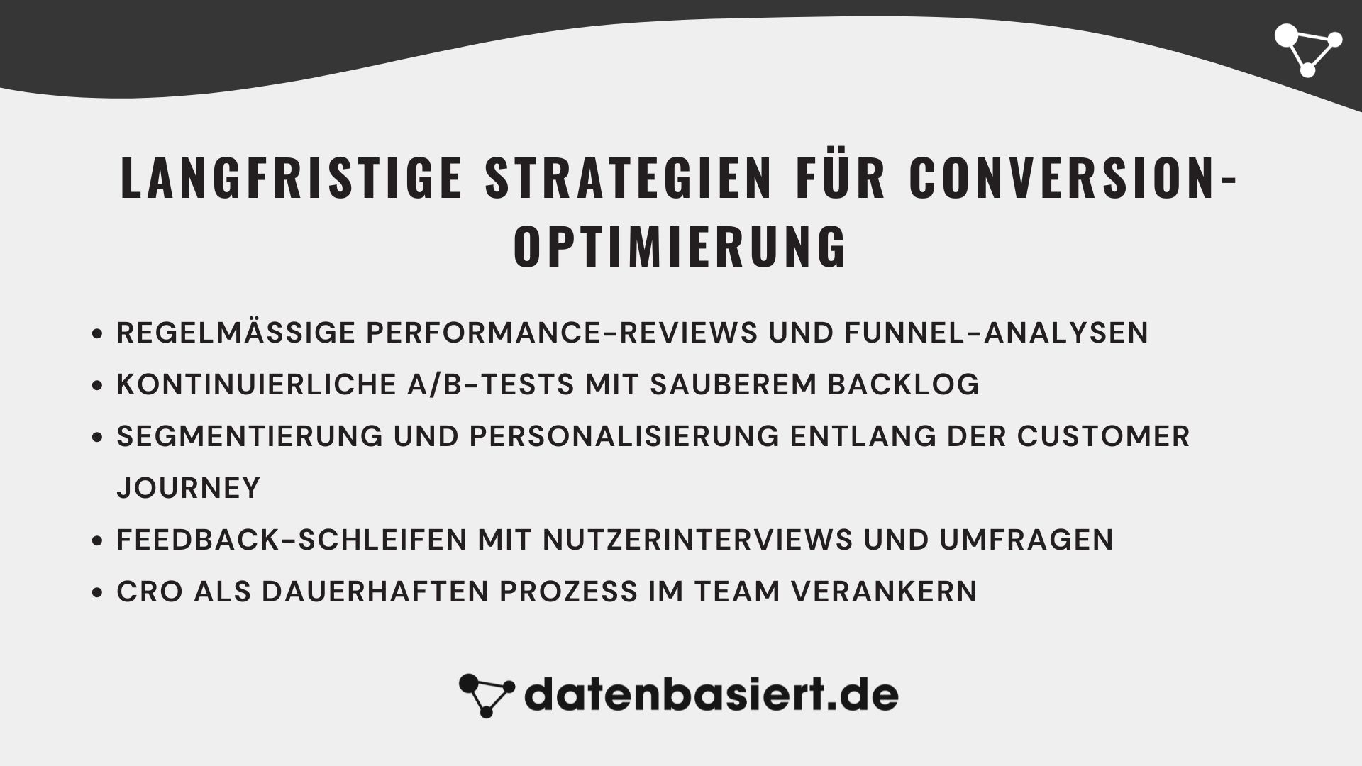 Langfristige Strategien für Conversion-Optimierung