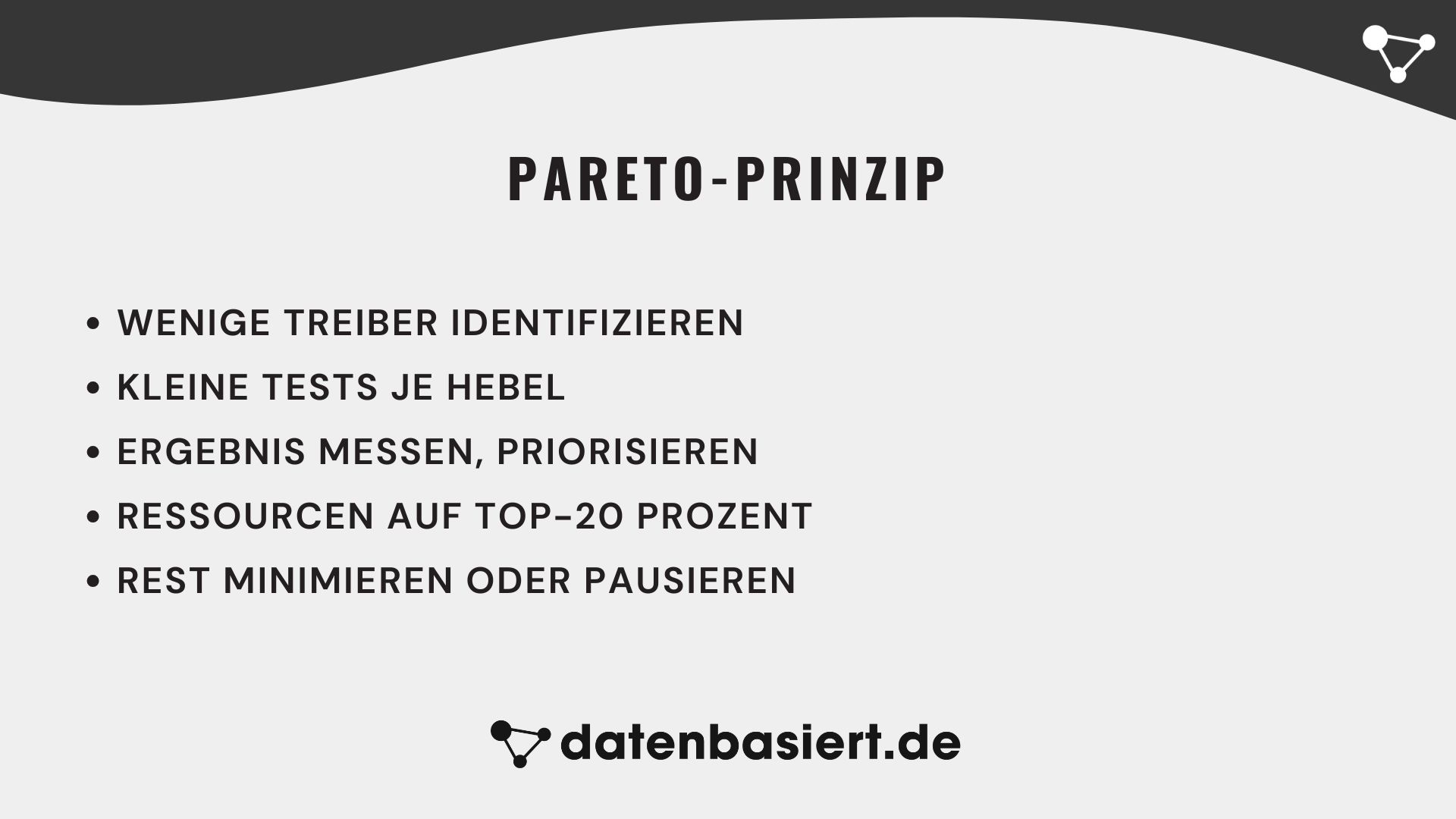 datenbasiert.de Pareto-Prinzip