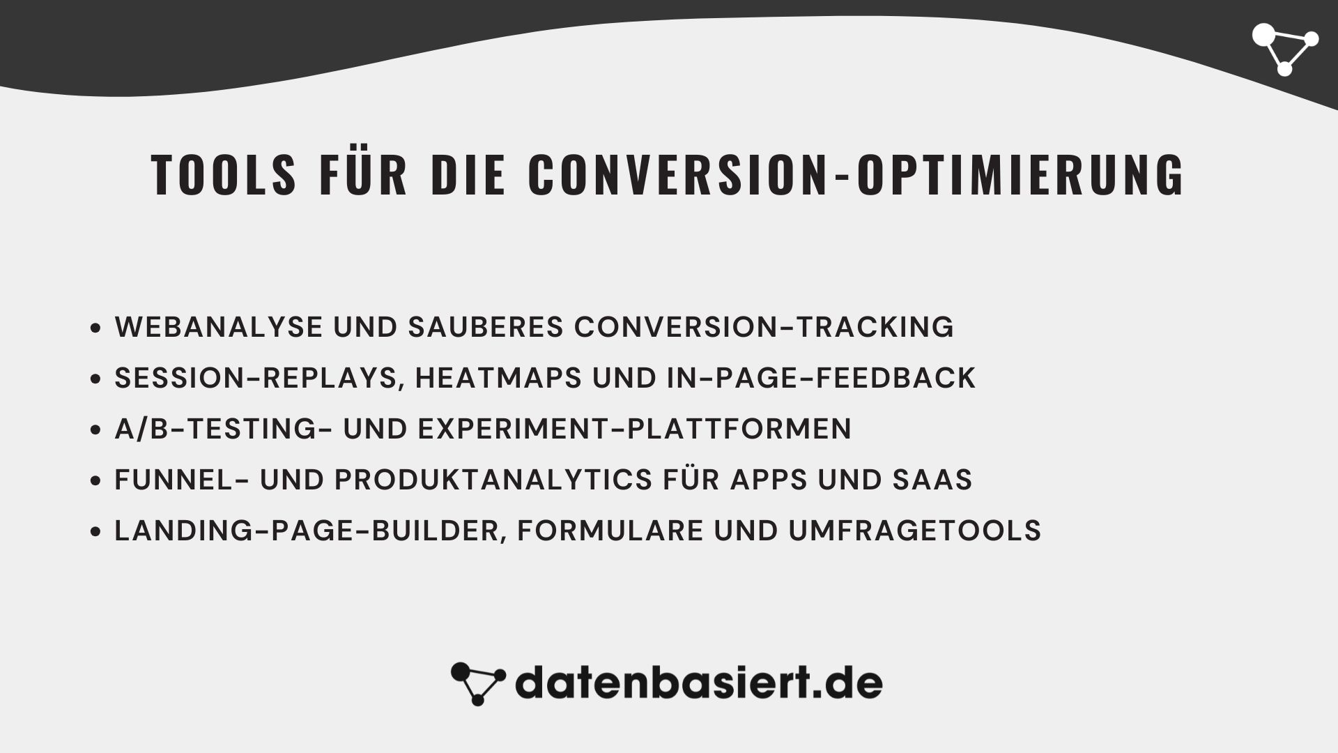 Tools für die Conversion-Optimierung