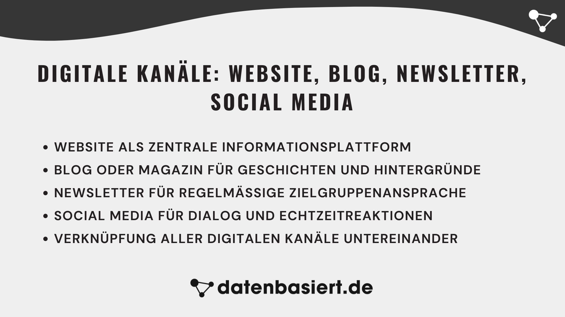 Öffentlichkeitsarbeit und Digitale Kanäle