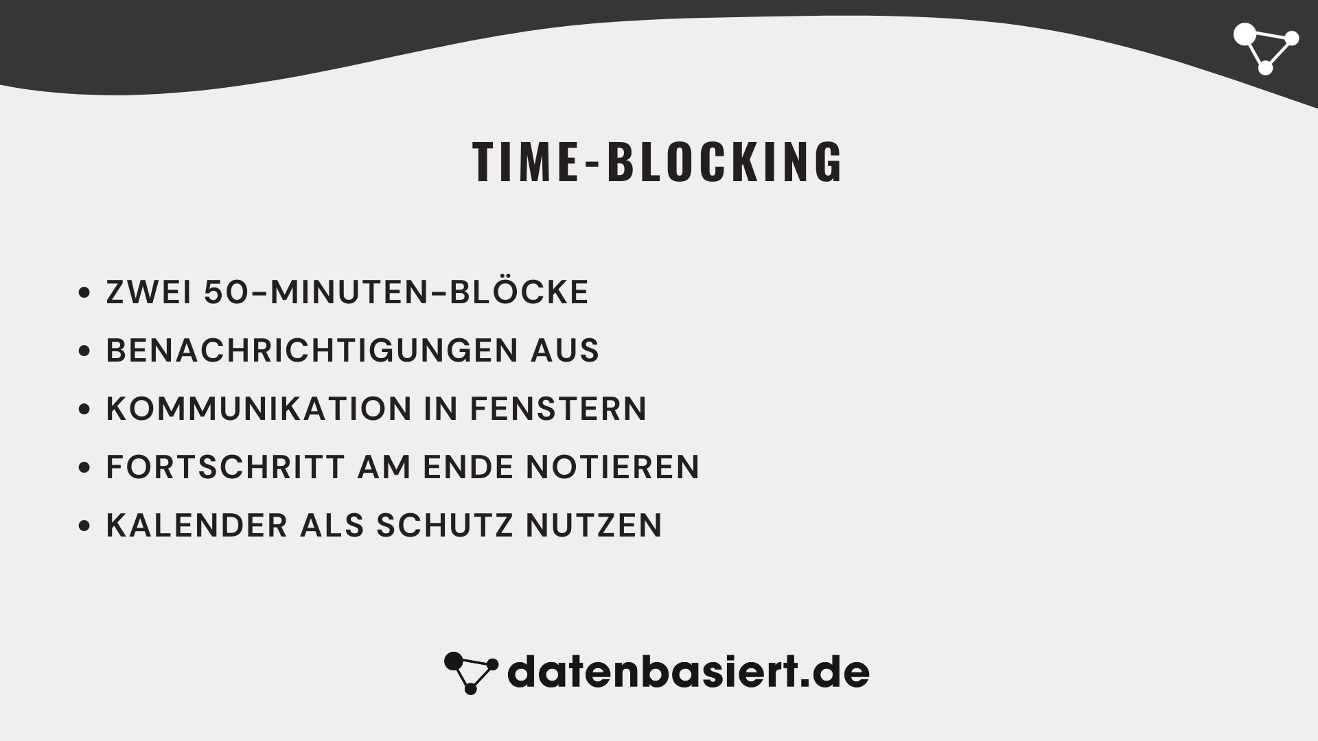 datenbasiert.de Time-Blocking