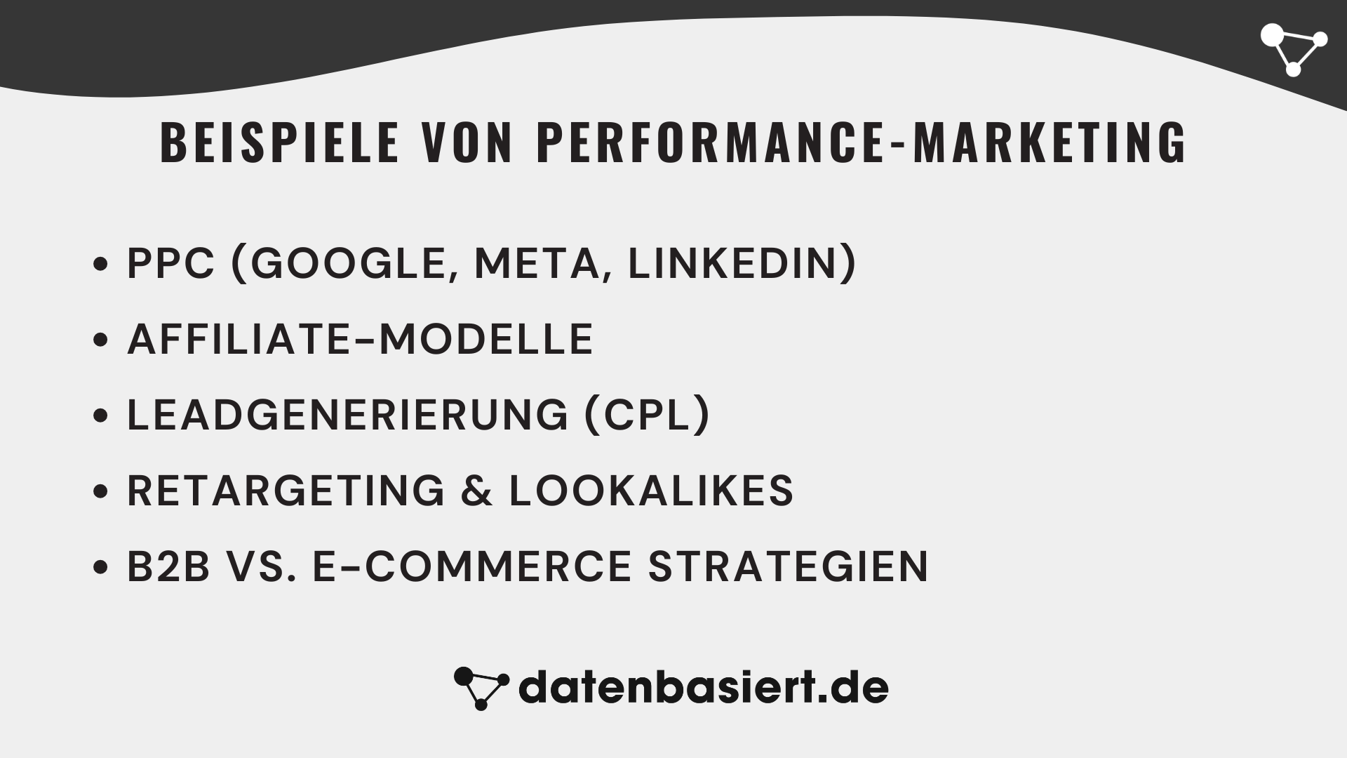 Beispiele von Performance-Marketing