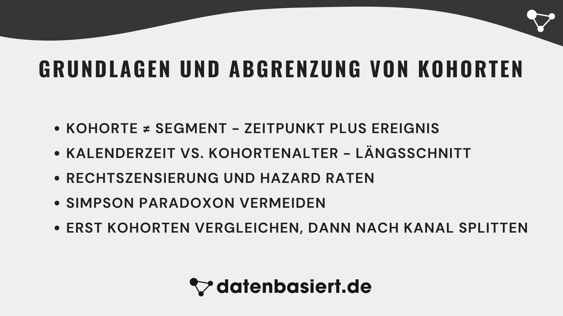 Grundlagen und Abgrenzung von Kohorten