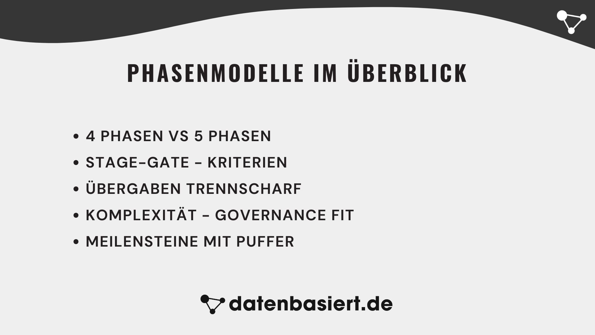 datenbasiert.de Phasenmodelle im Überblick