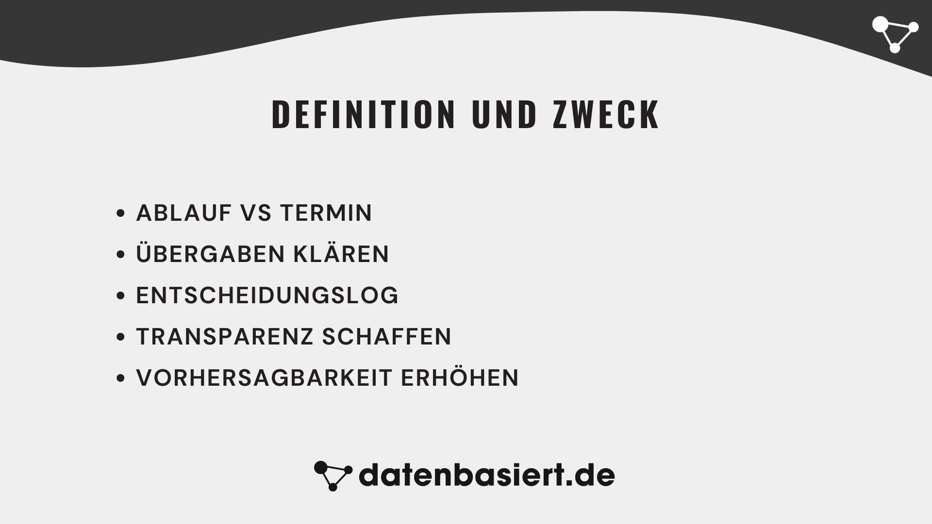 Projektablaufplan Definition und Zweck