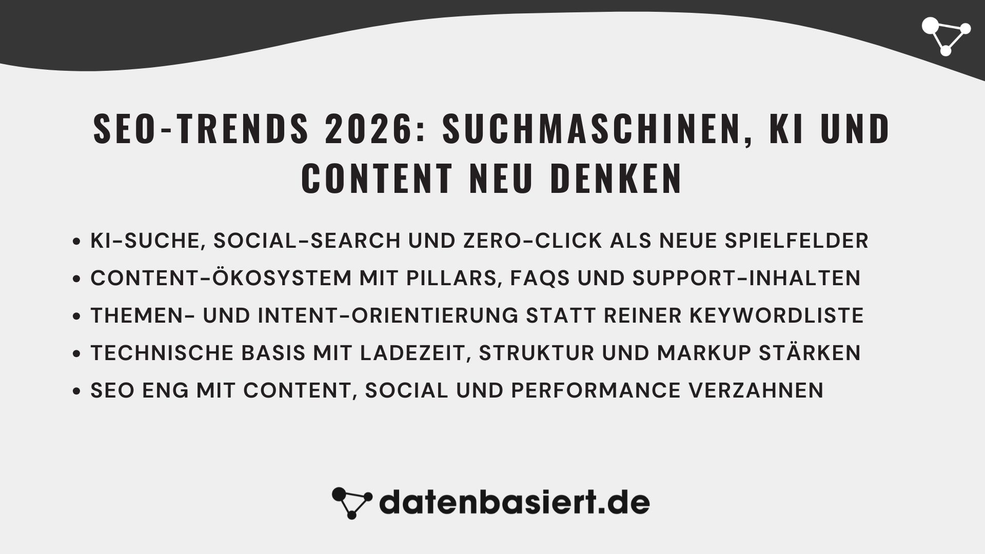 SEO-Trends 2026 Suchmaschinen, KI und Content neu denken