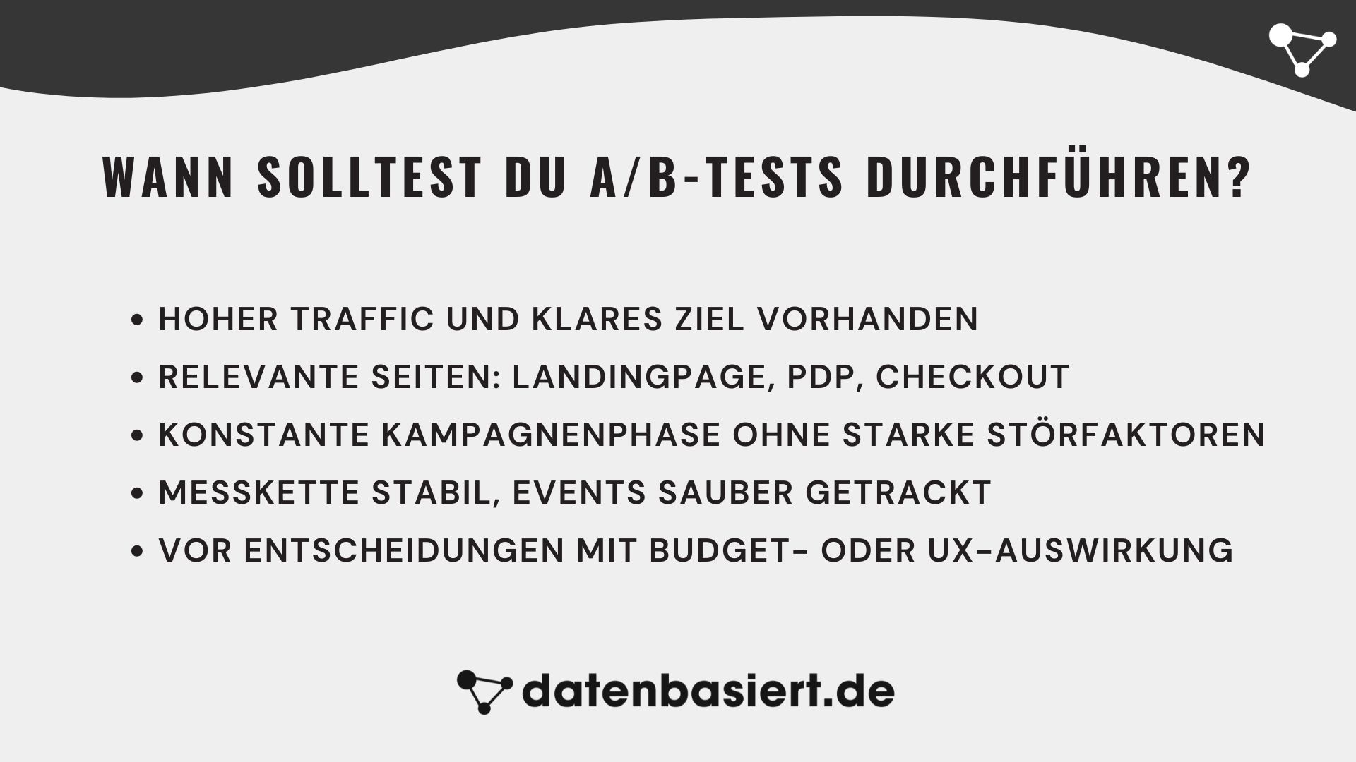 Wann A/B-Tests einsetzen