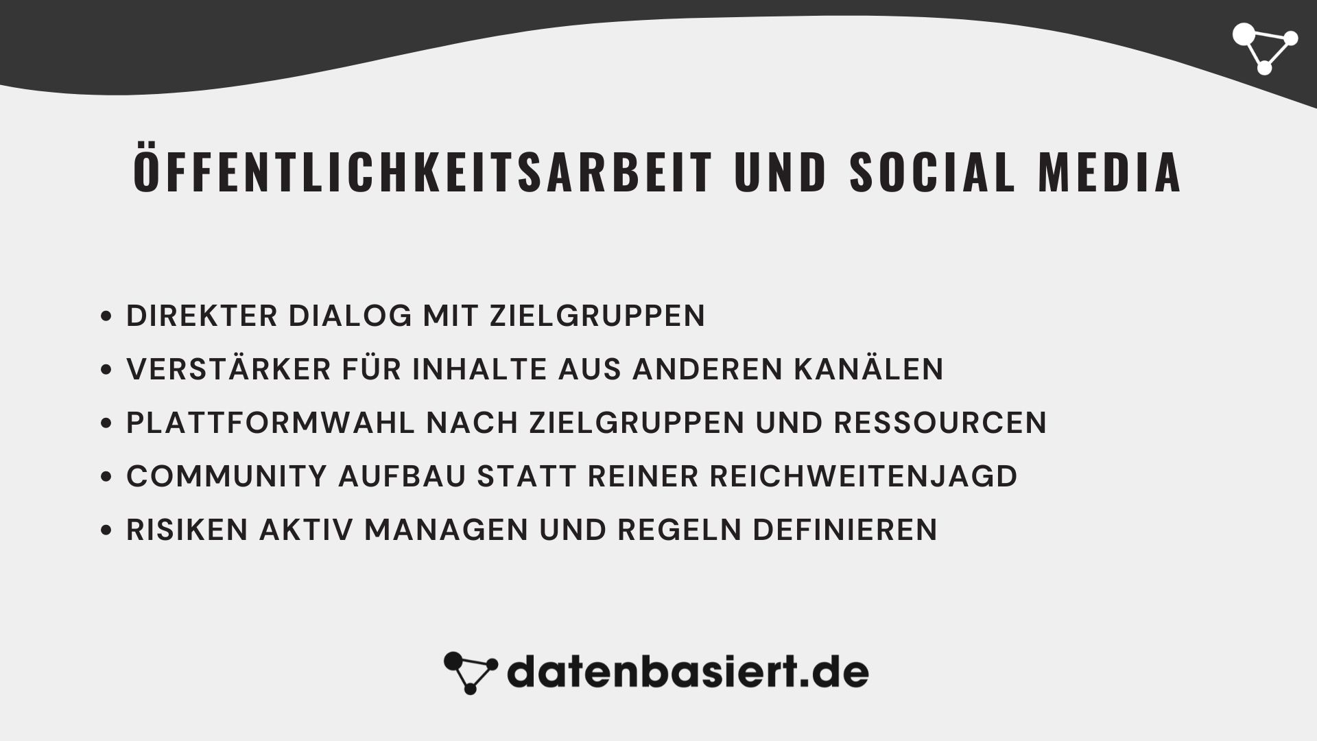 Öffentlichkeitsarbeit und Social Media