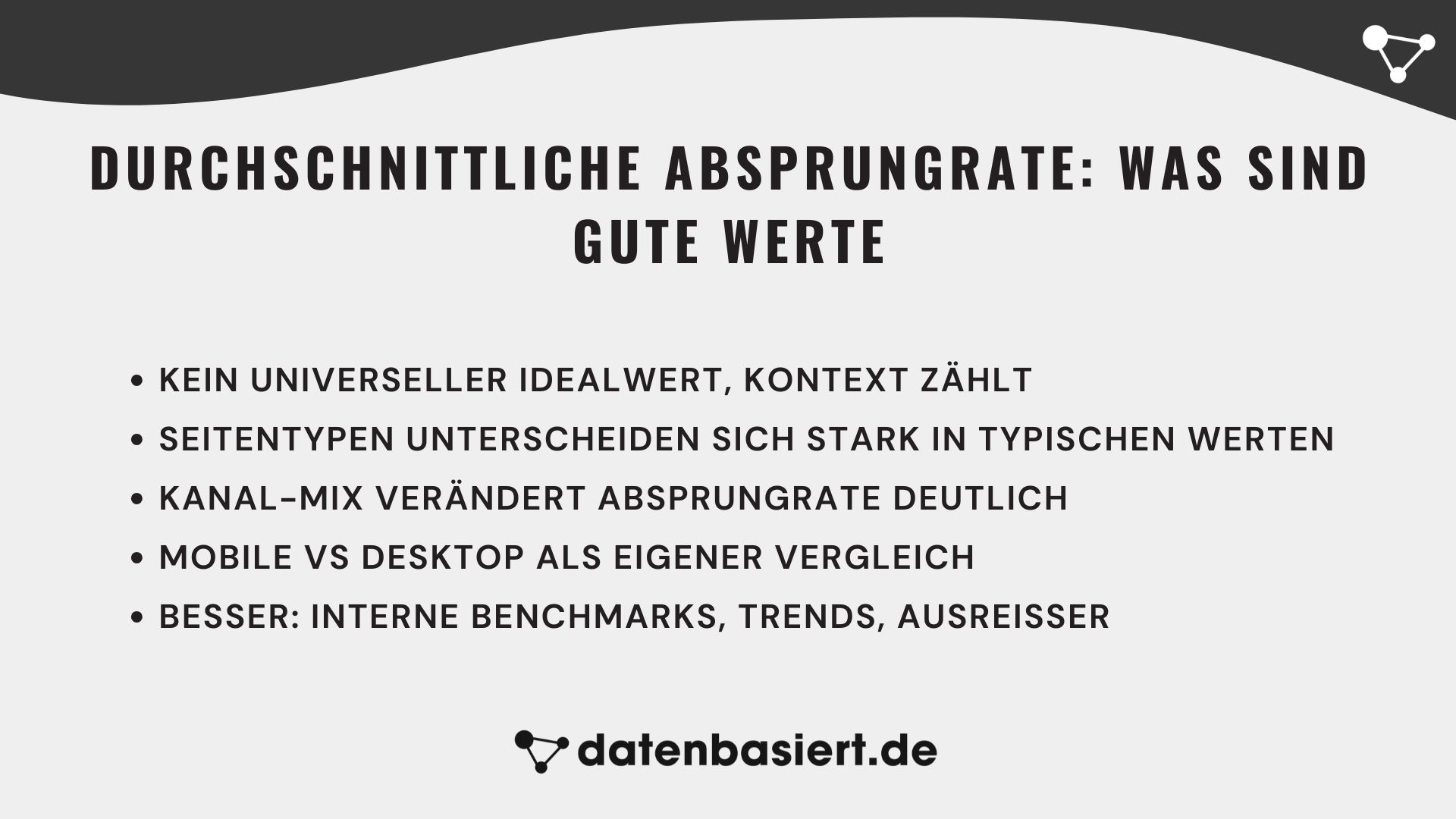 Durchschnittliche Absprungrate Was sind gute Werte