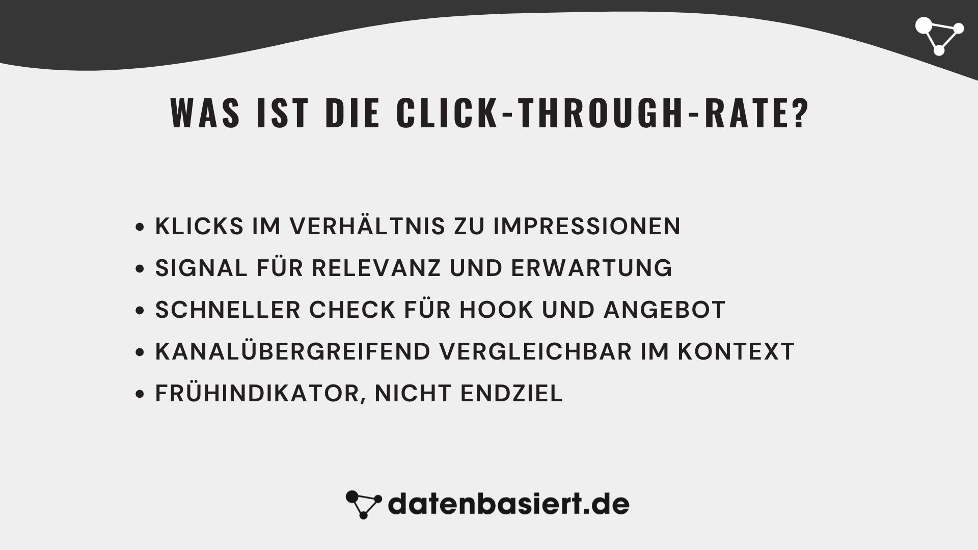 datenbasiert.de Was ist die Click-Through-Rate: Definition und Erklärung