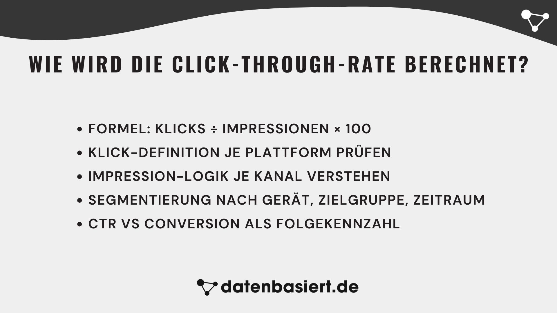 datenbasiert.de Wie wird die Click-Through-Rate berechnet
