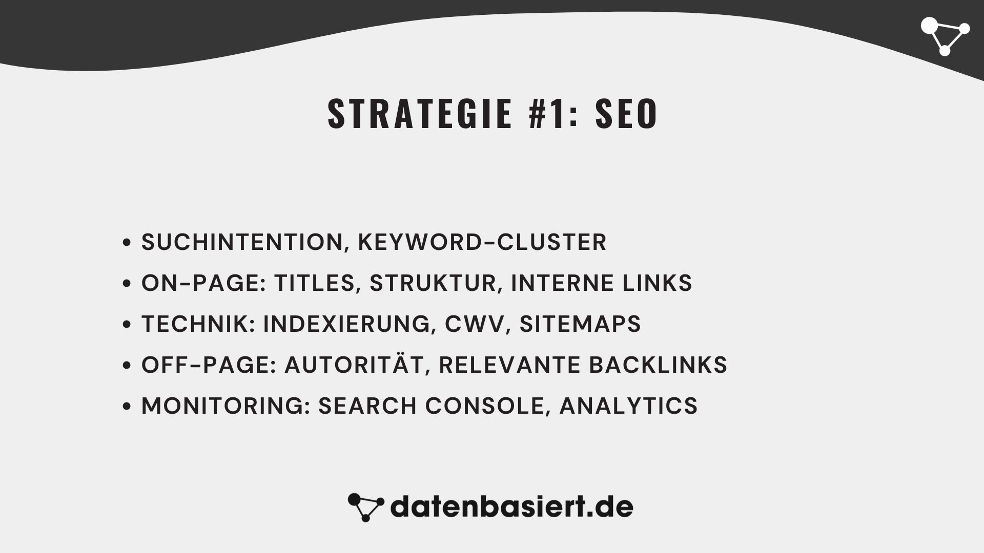 datenbasiert.de Website-Optimierung-Strategie #1 SEO