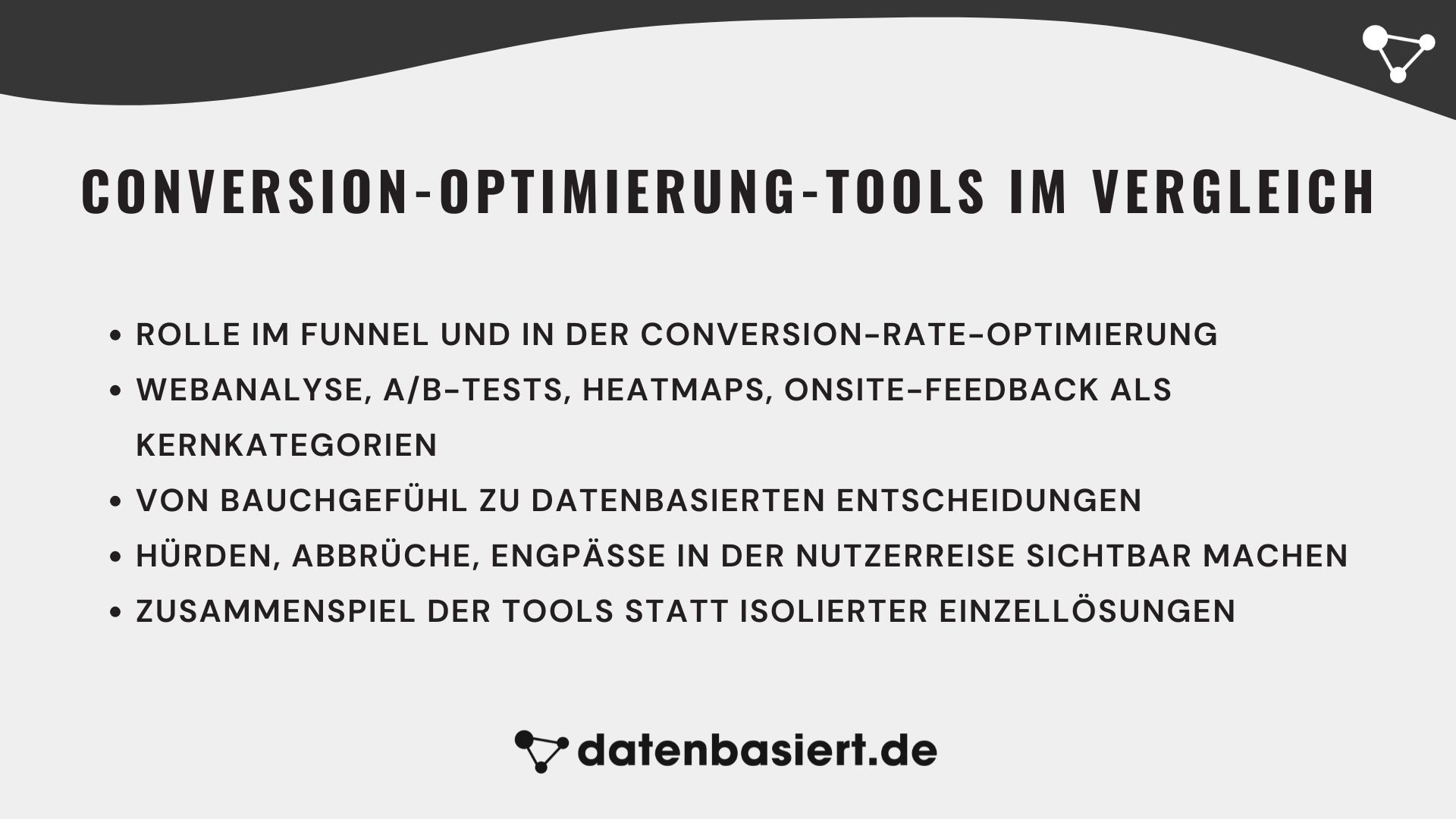 datenbasiert.de Conversion-Optimierung-Tools im Vergleich
