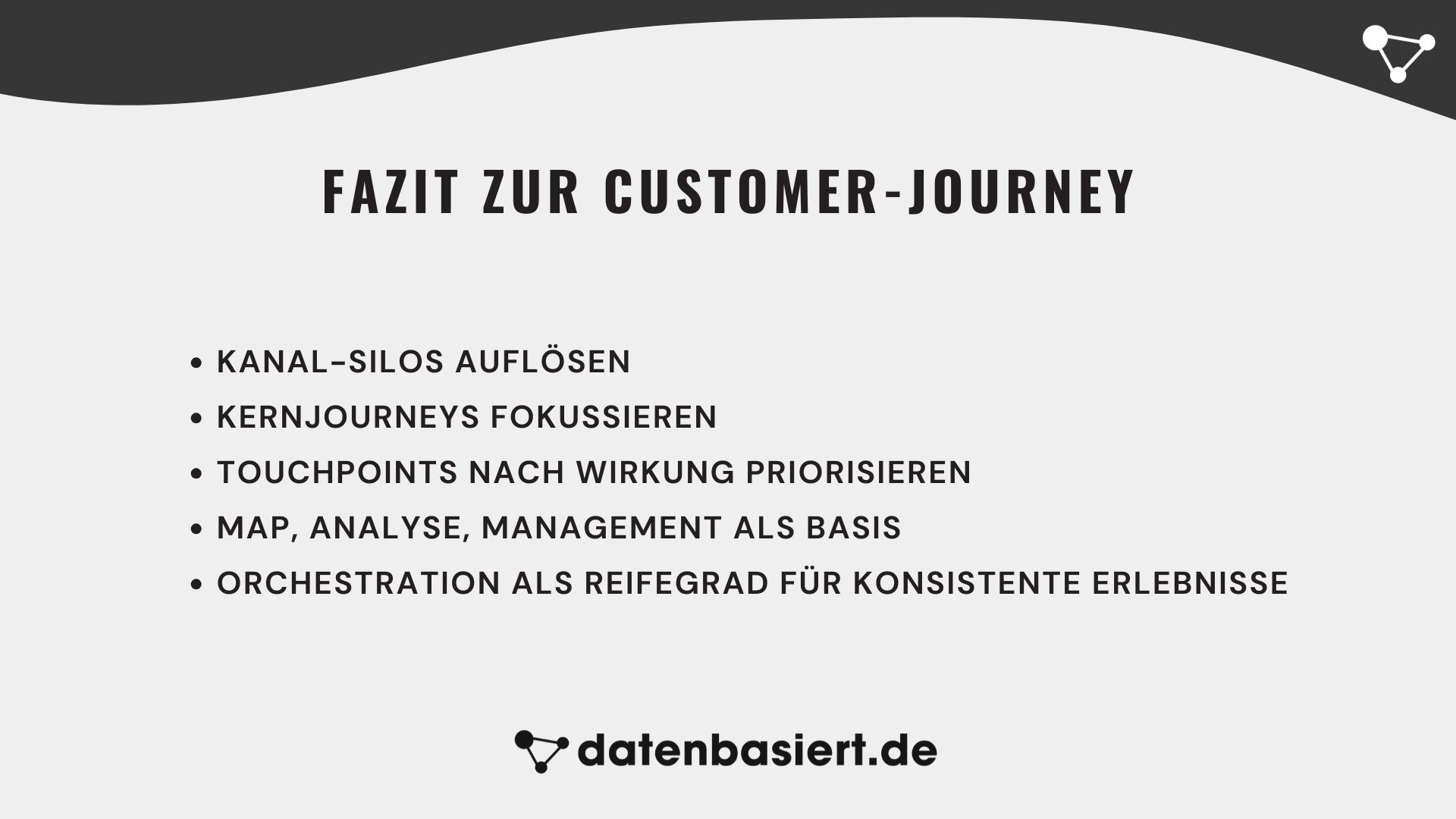 Fazit zur Customer-Journey