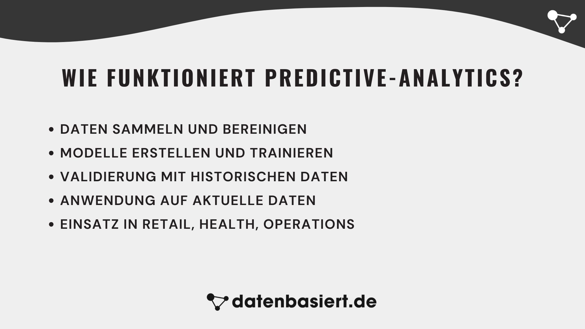 Wie funktioniert Predictive-Analytics