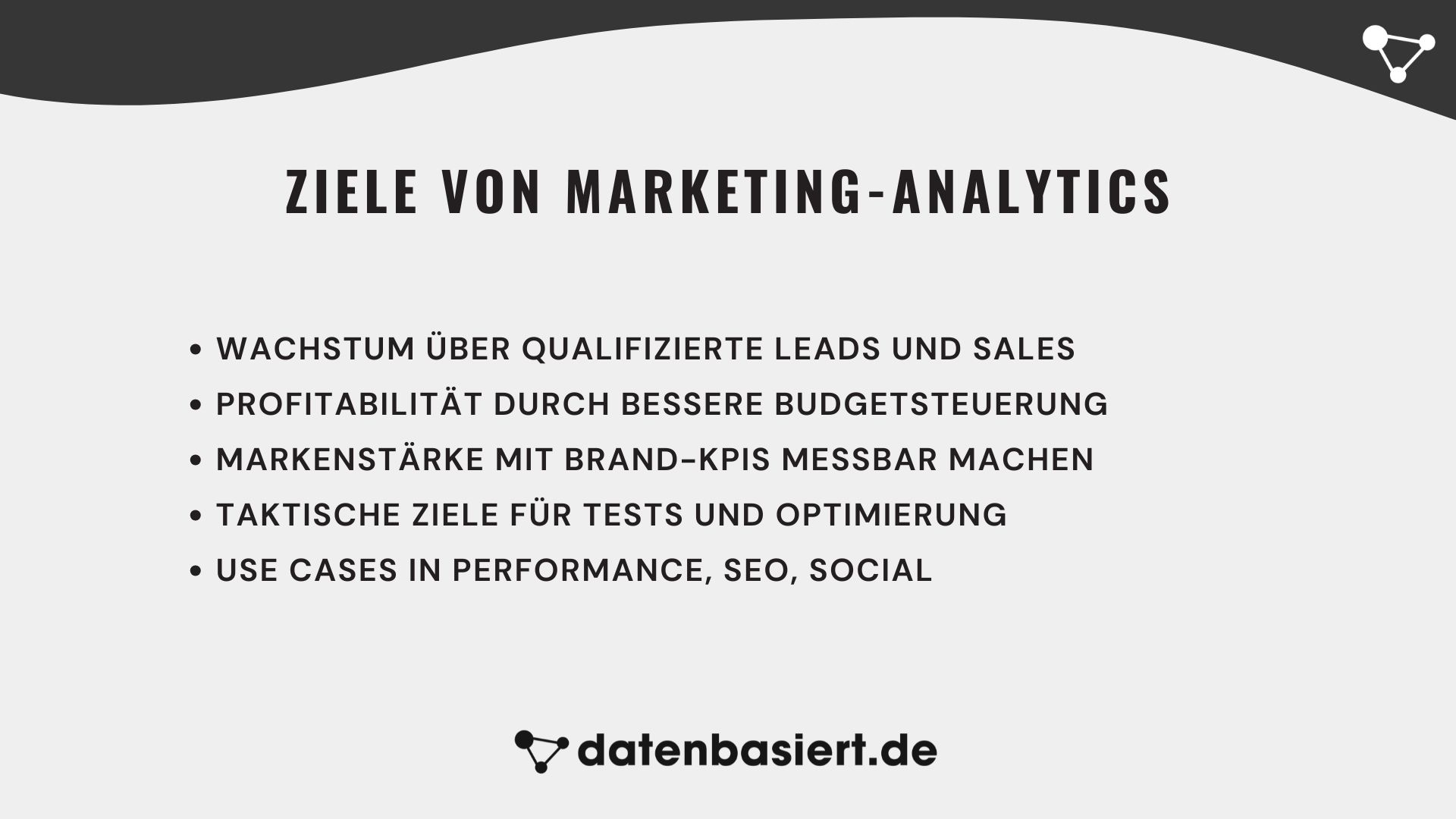 Ziele von Marketing-Analytics