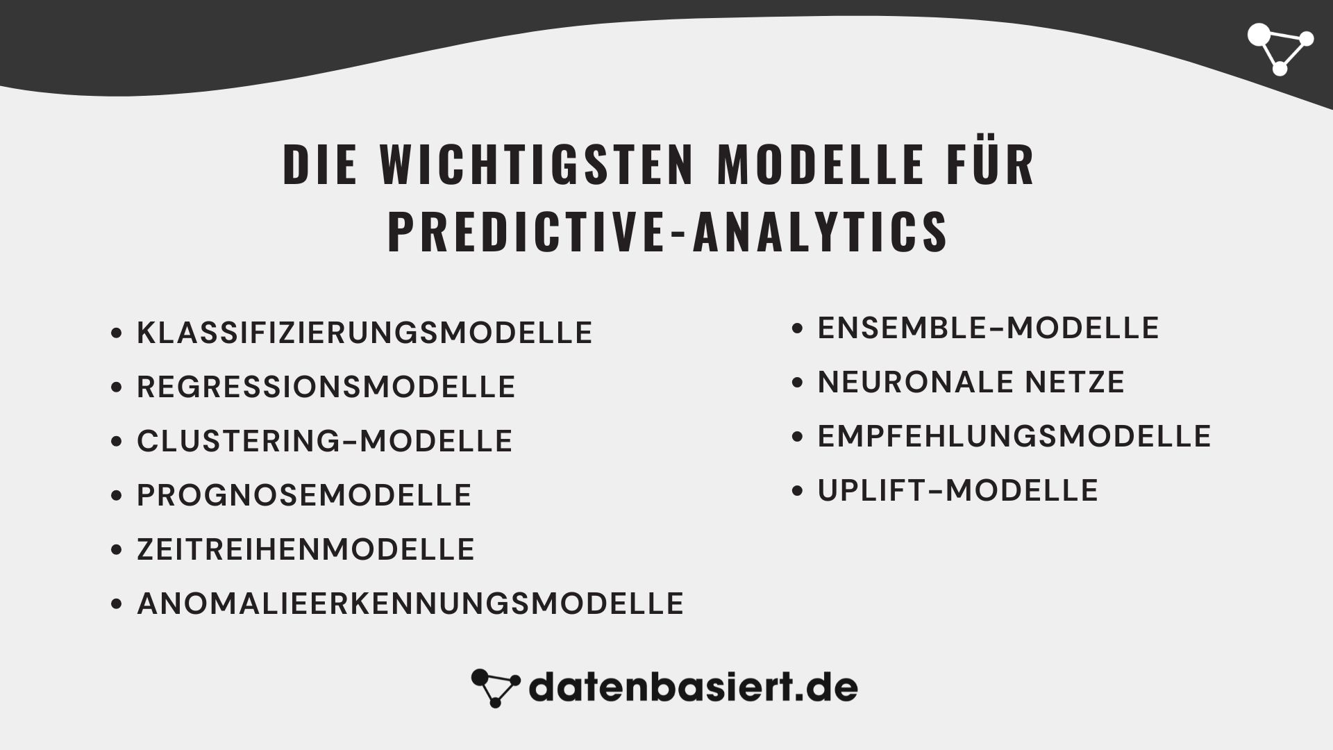 Die wichtigsten Predictive-Analytics-Modelle