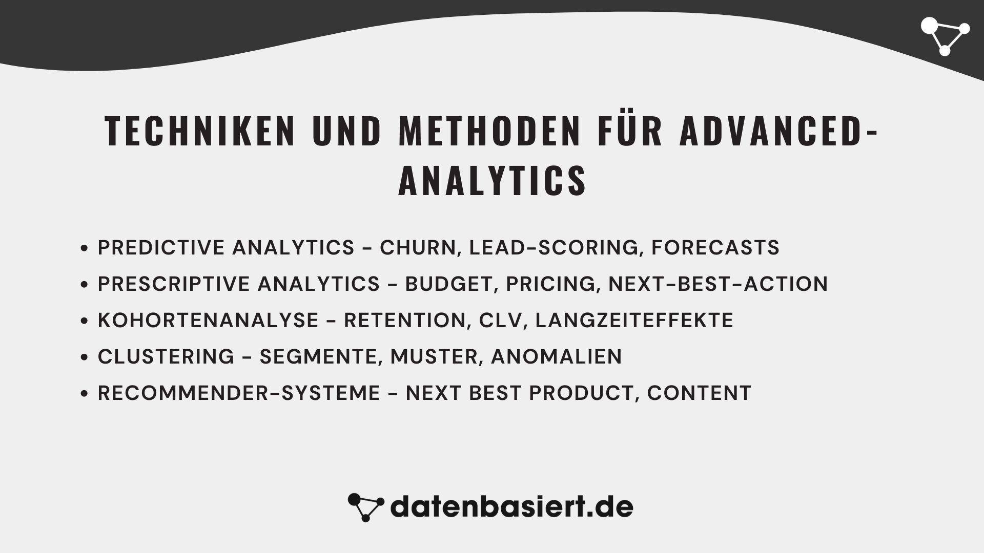 datenbasiert.de Techniken und Methoden für Advanced-Analytics