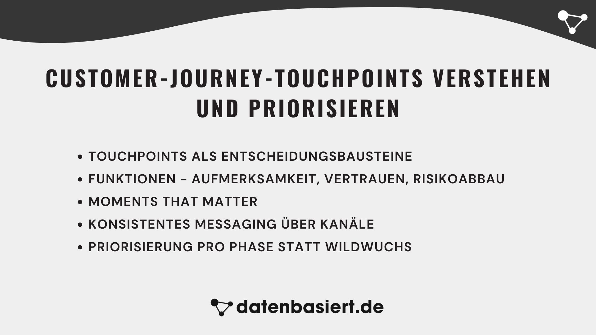 Customer-Journey-Touchpoints verstehen und priorisieren