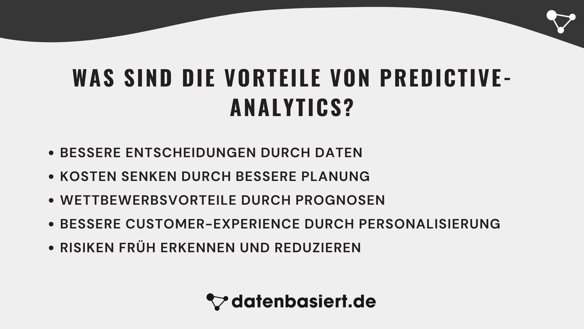 Was sind die Vorteile von Predictive-Analytics