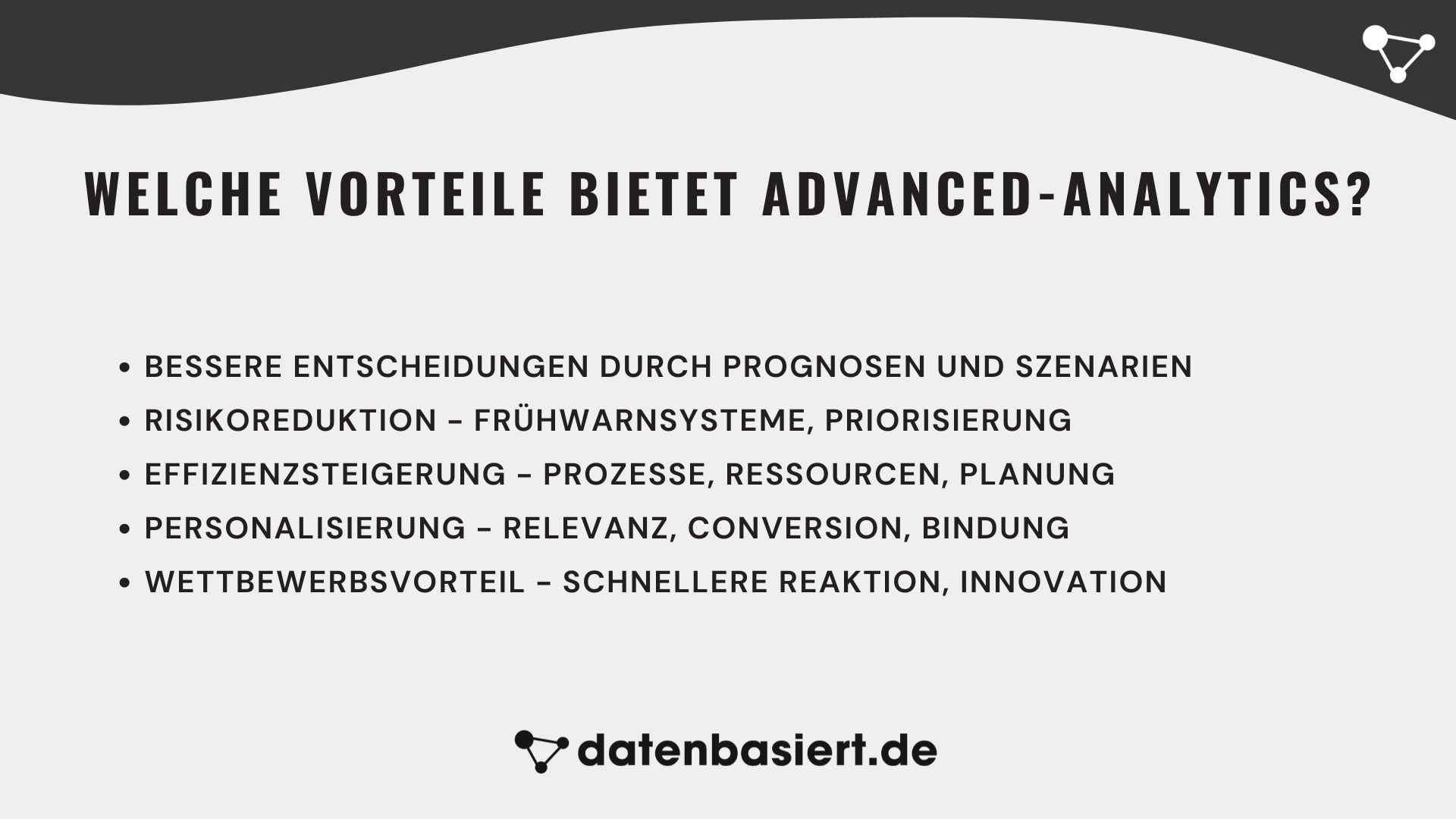 datenbasiert.de Welche Vorteile bietet Advanced-Analytics