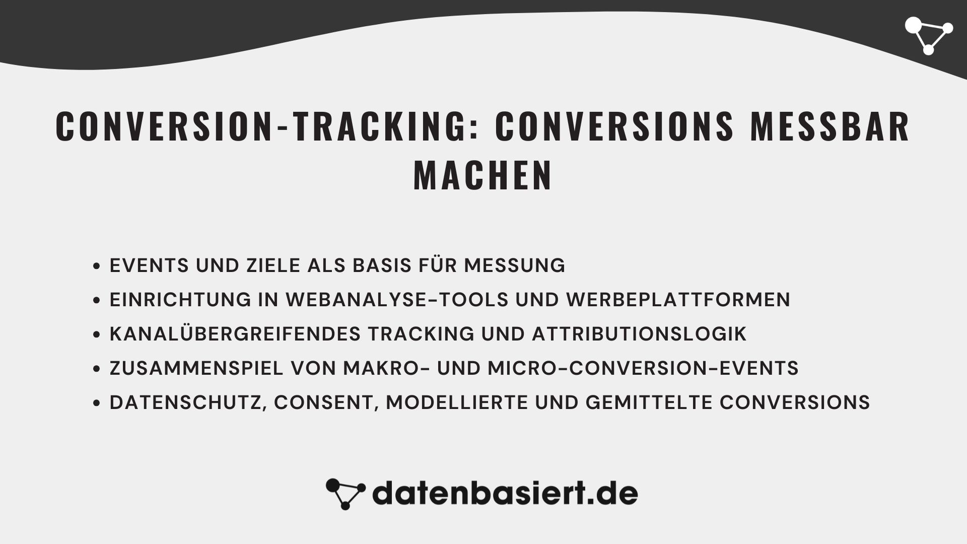 Conversion-Tracking Conversions messbar machen