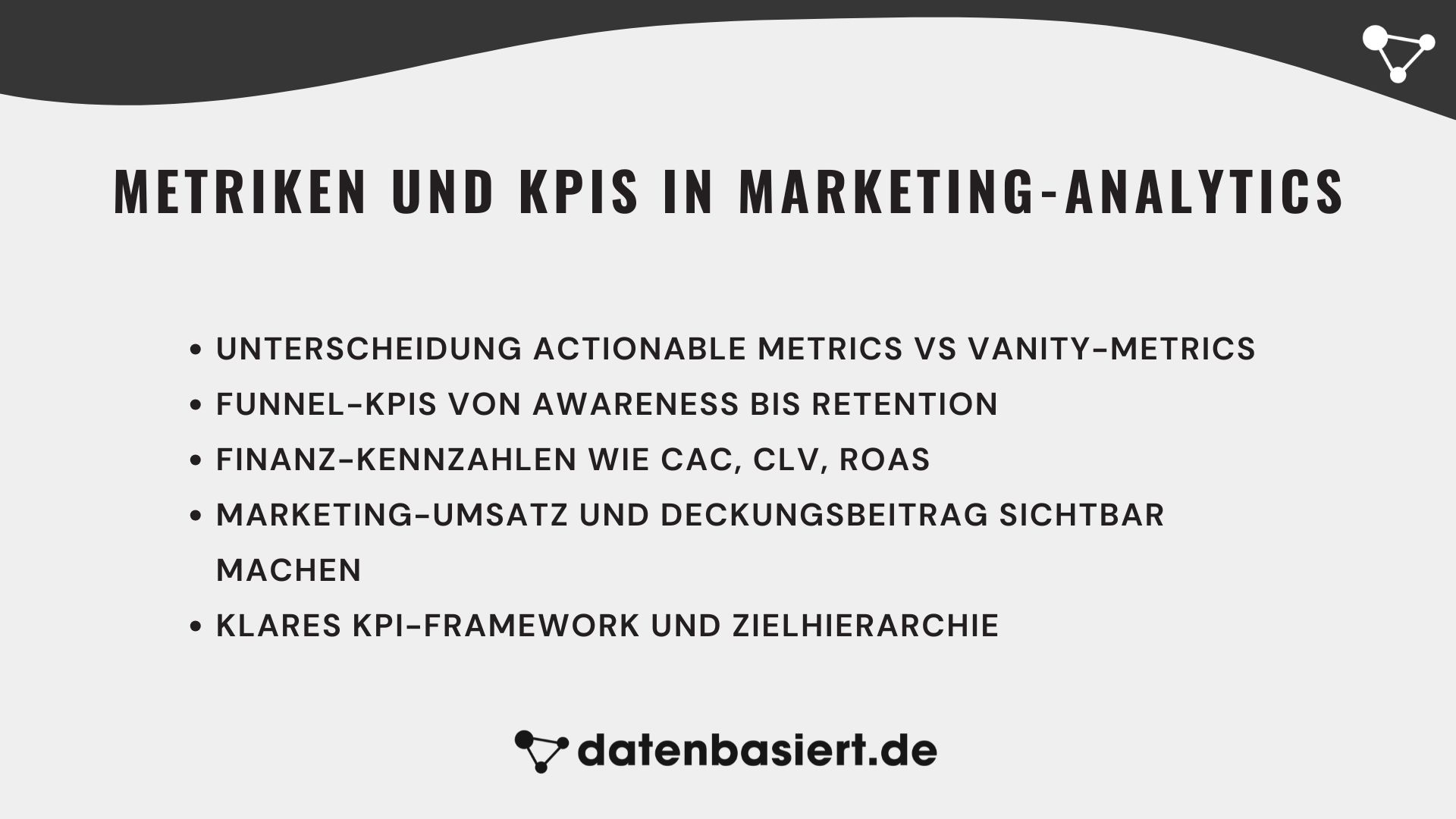 Metriken und KPIs in Marketing-Analytics