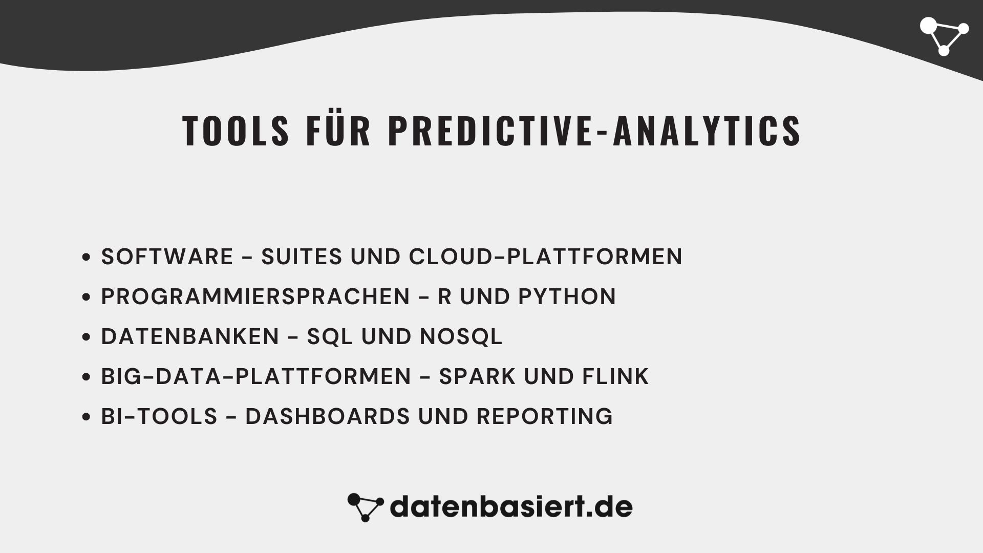 Tools für Predictive-Analytics