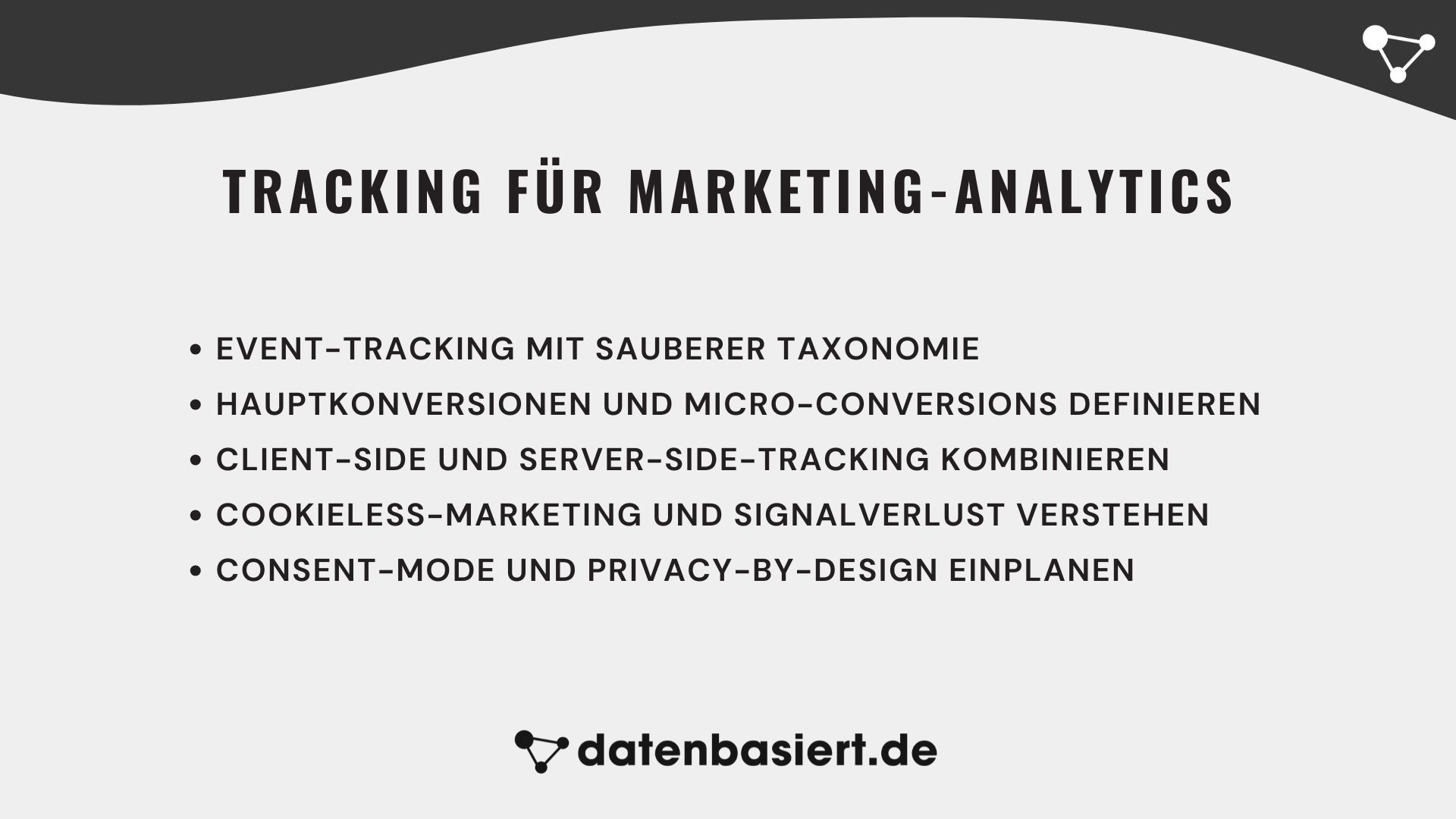 Tracking für Marketing-Analytics