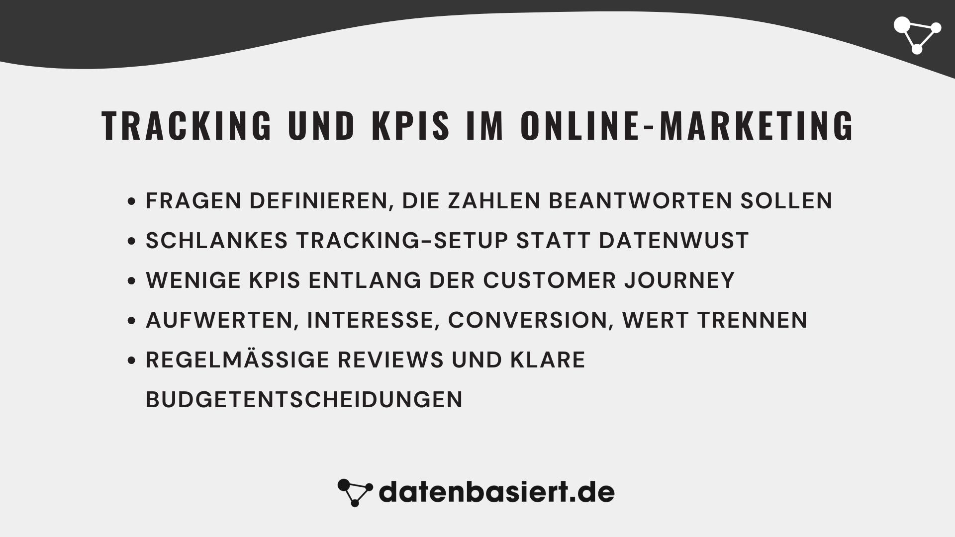 Tracking und KPIs im Online-Marketing