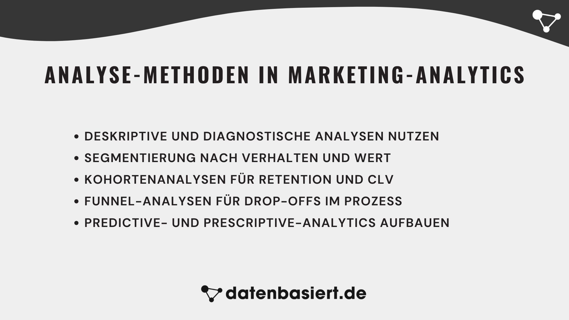 Analyse-Methoden in Marketing-Analytics