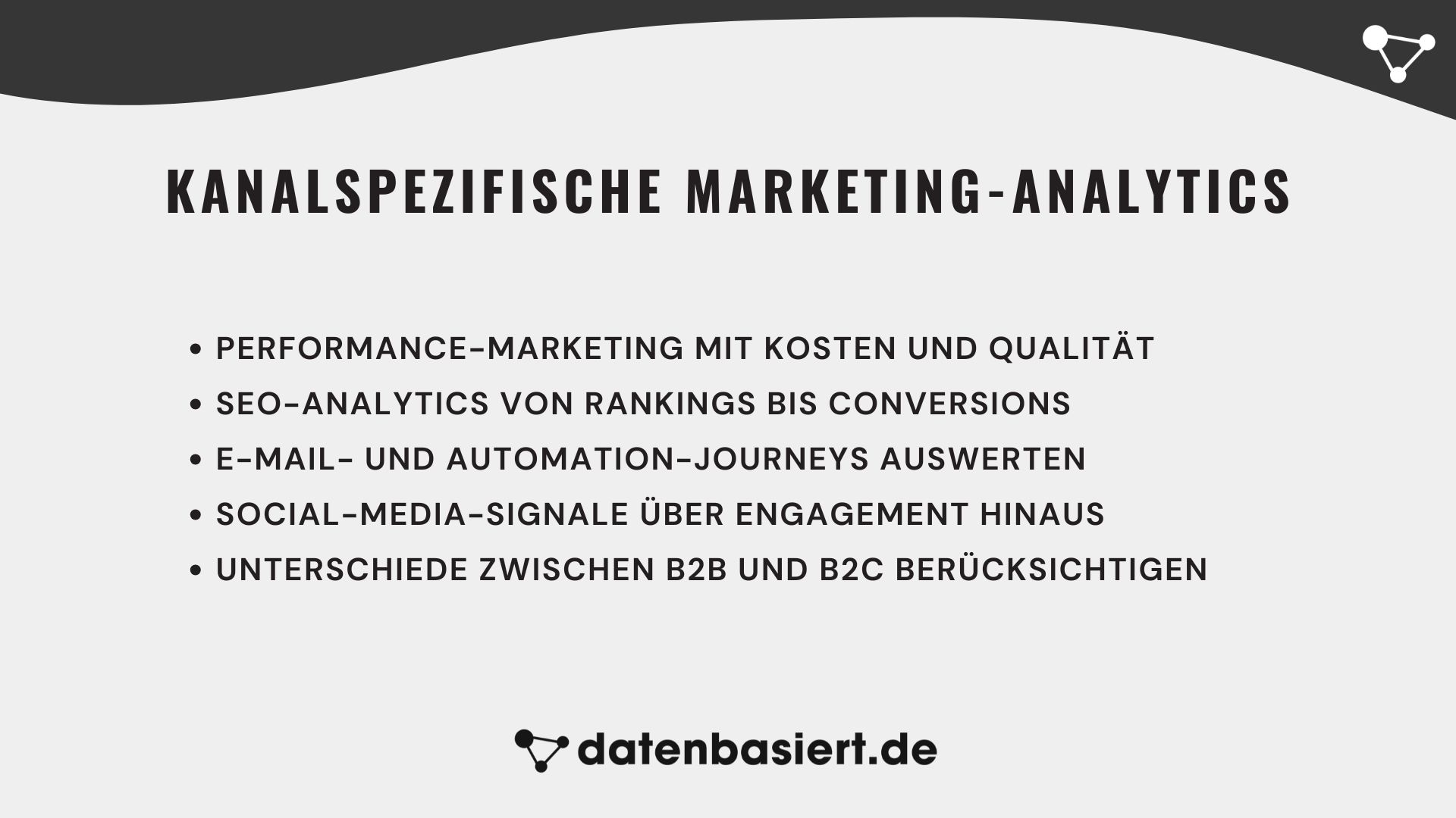 Kanalspezifische Marketing-Analytics