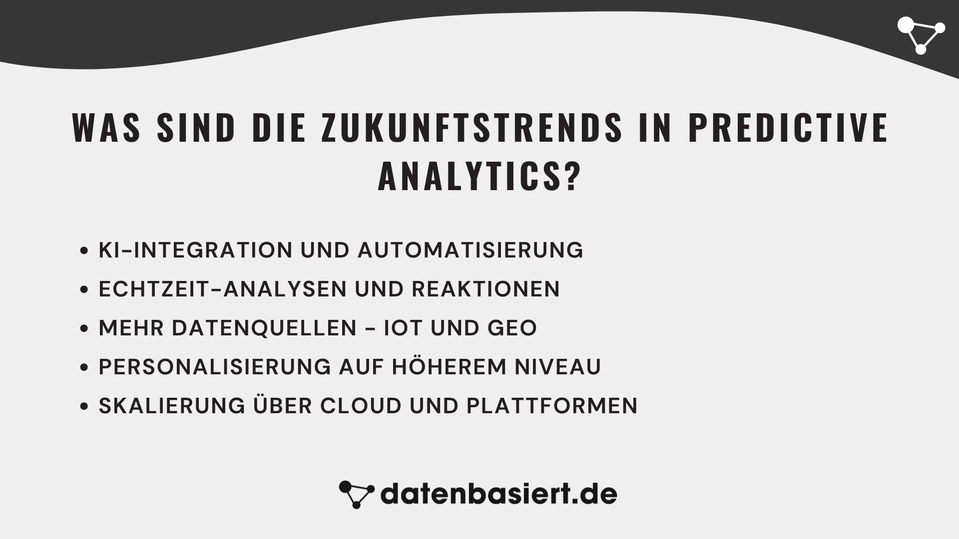 Was sind die Zukunftstrends in Predictive Analytics
