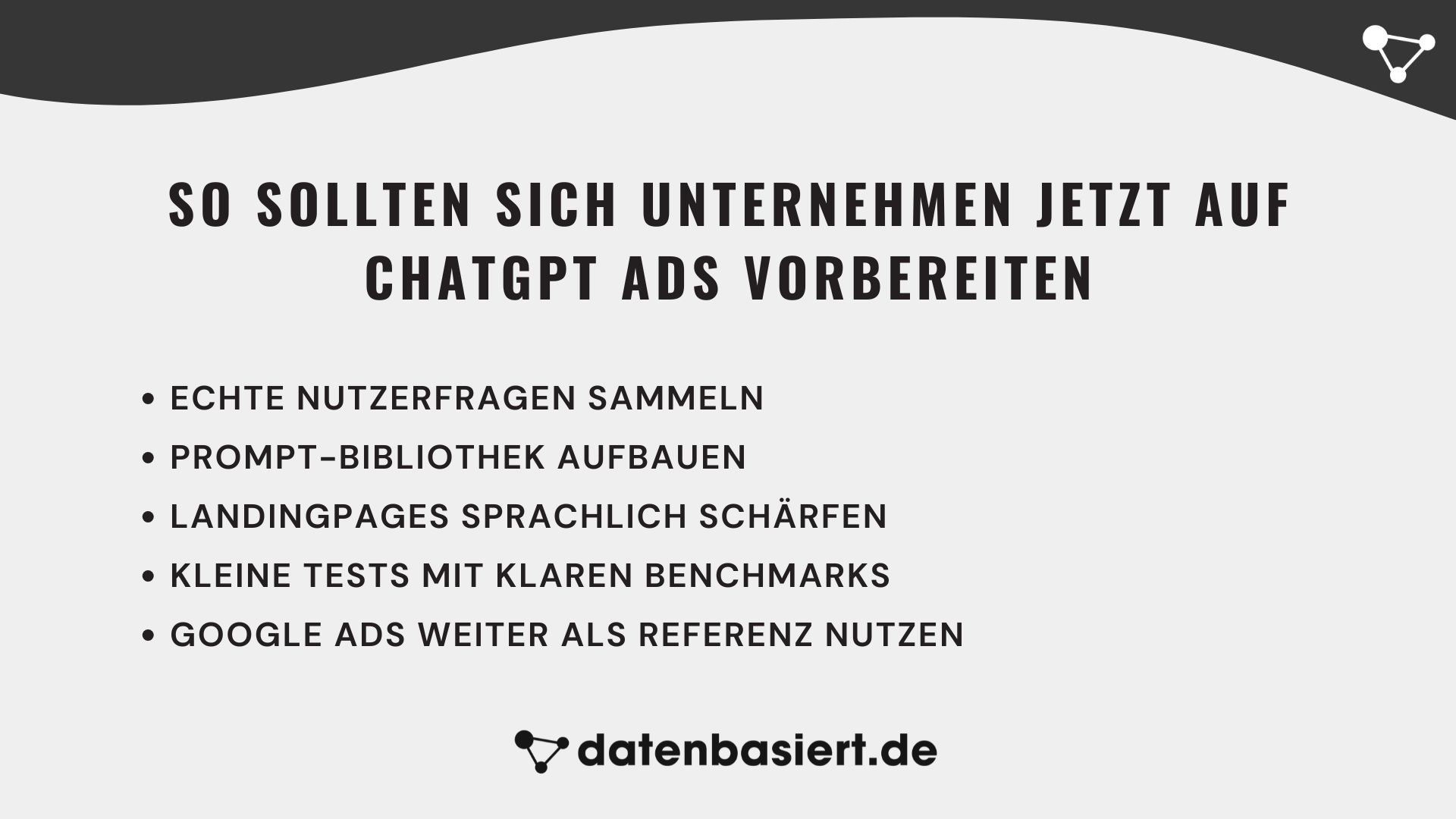 datenbasiert.de So sollten sich Unternehmen jetzt auf ChatGPT Ads vorbereiten