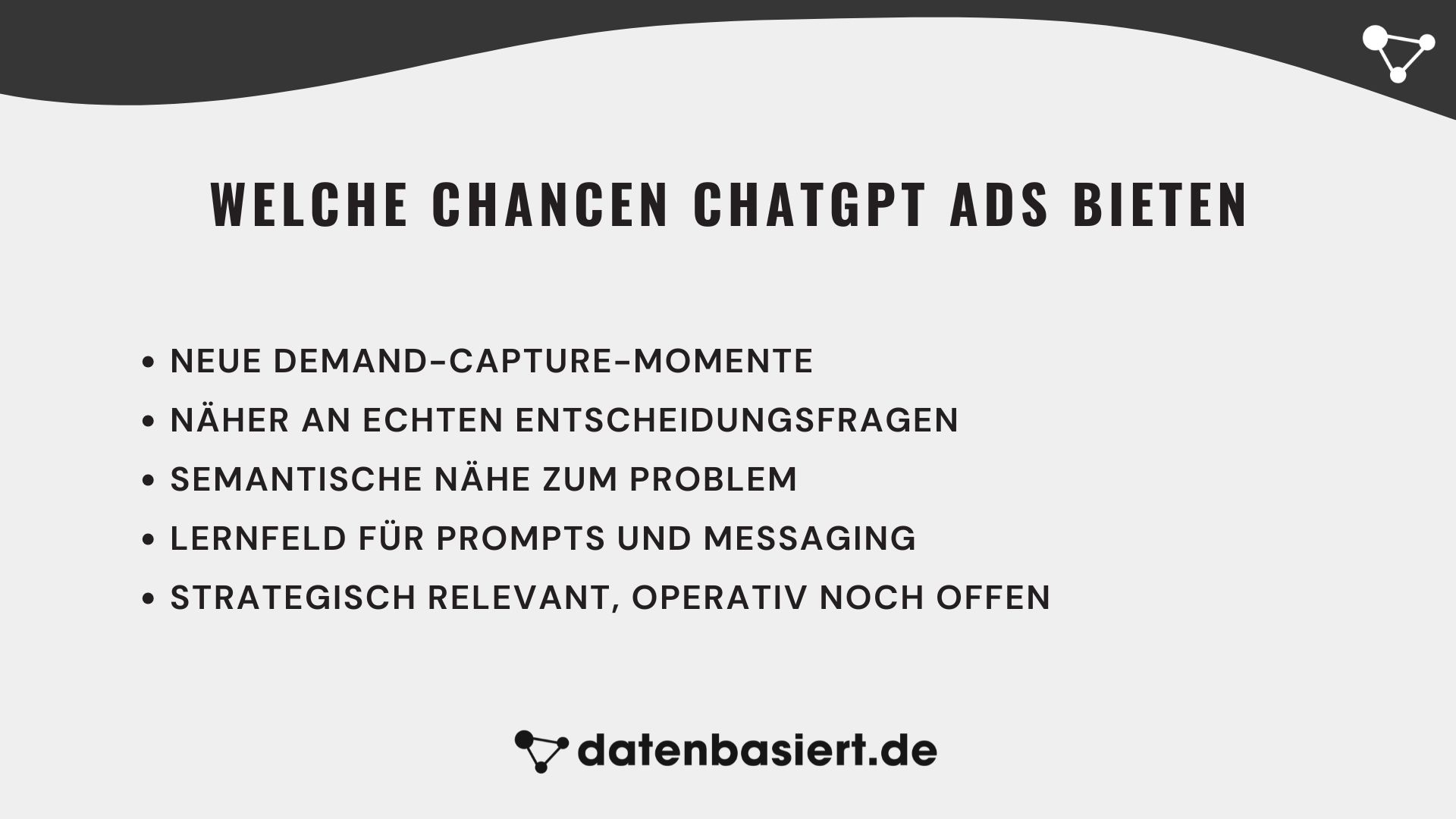 datenbasiert.de Welche Chancen ChatGPT Ads bieten