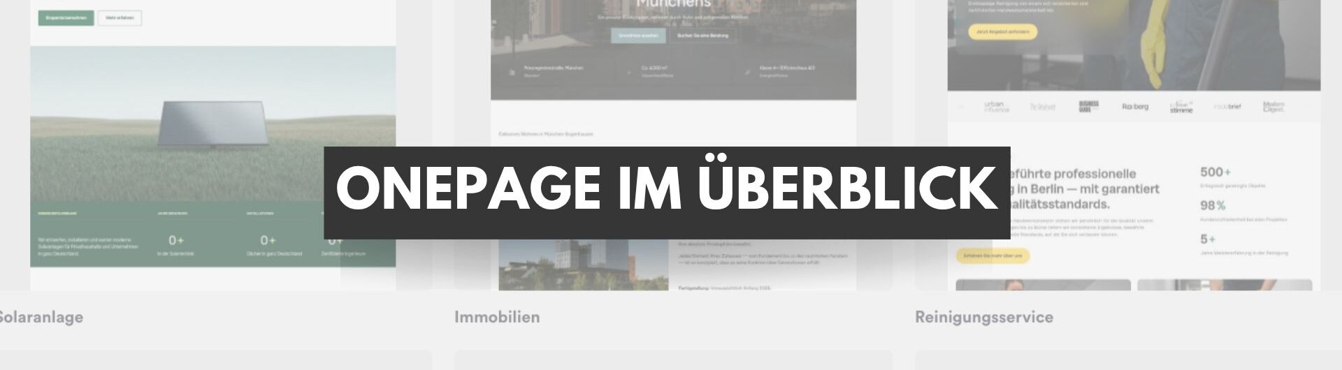Onepage im Überblick - datenbasiert.de