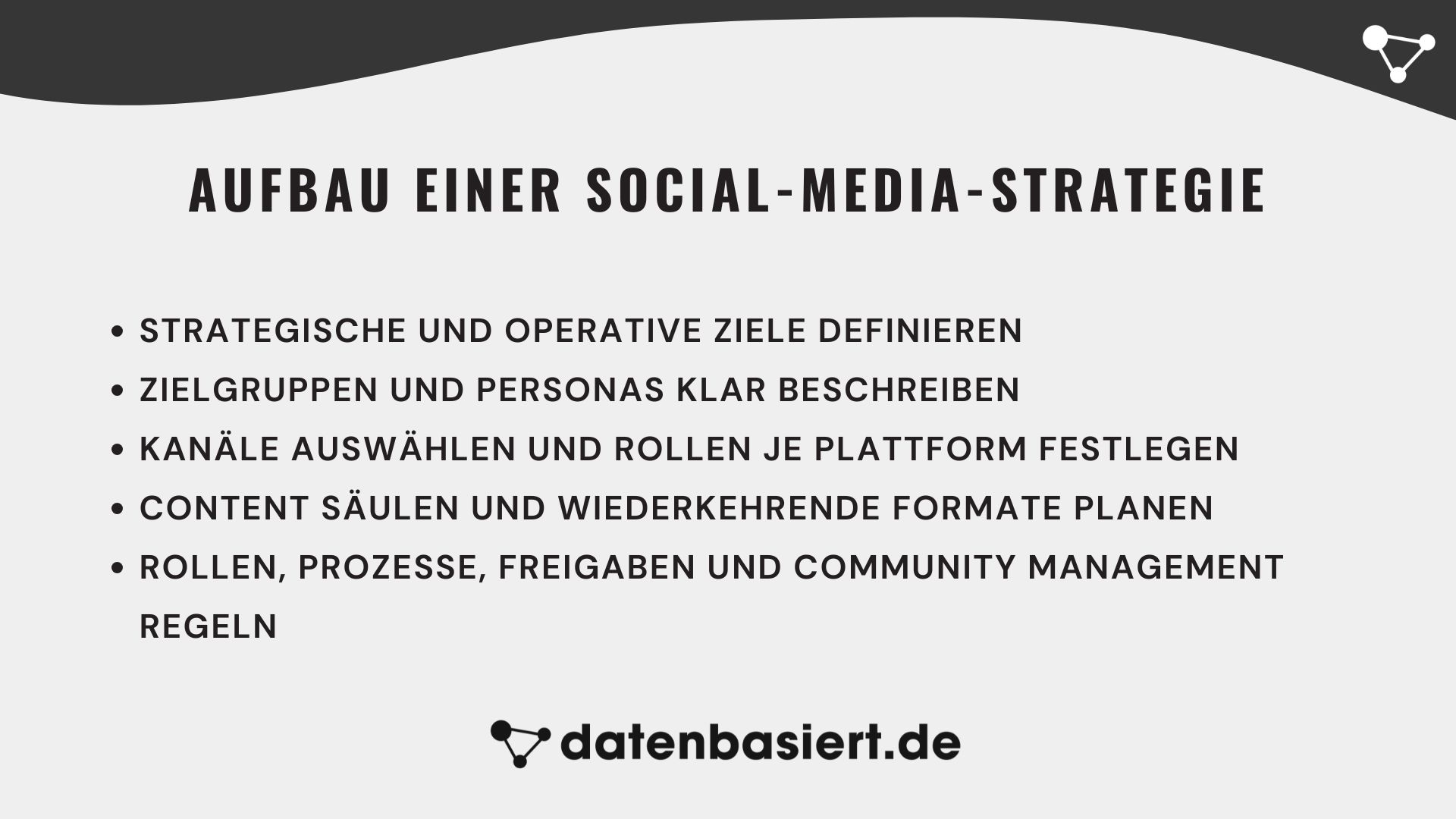 Aufbau einer Social-Media-Strategie: Ziele, Zielgruppen, Kanäle, Inhalte