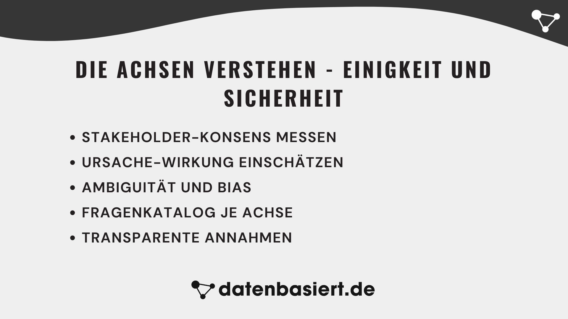 datenbasiert.de Die Achsen verstehen - Einigkeit und Sicherheit