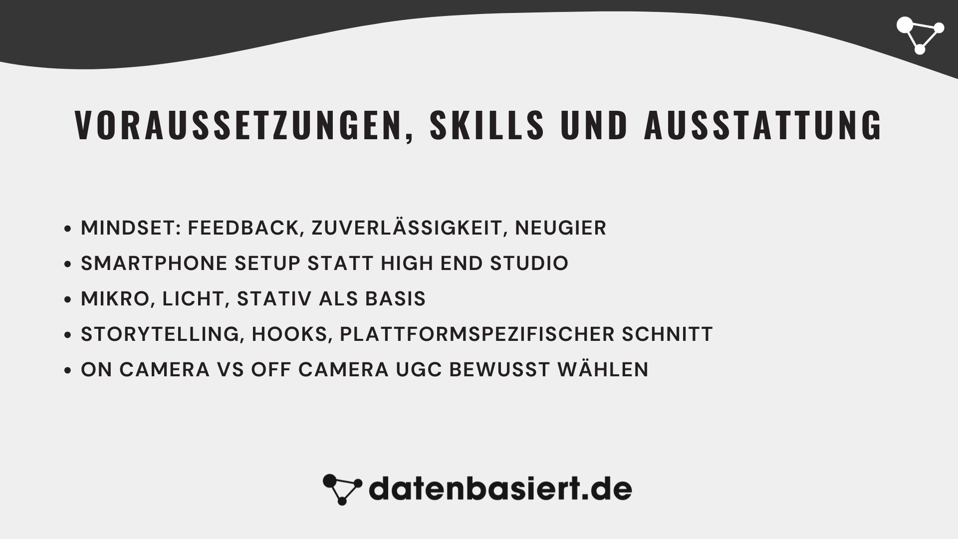 UGC Creator werden - Voraussetzungen, Skills und Ausstattung