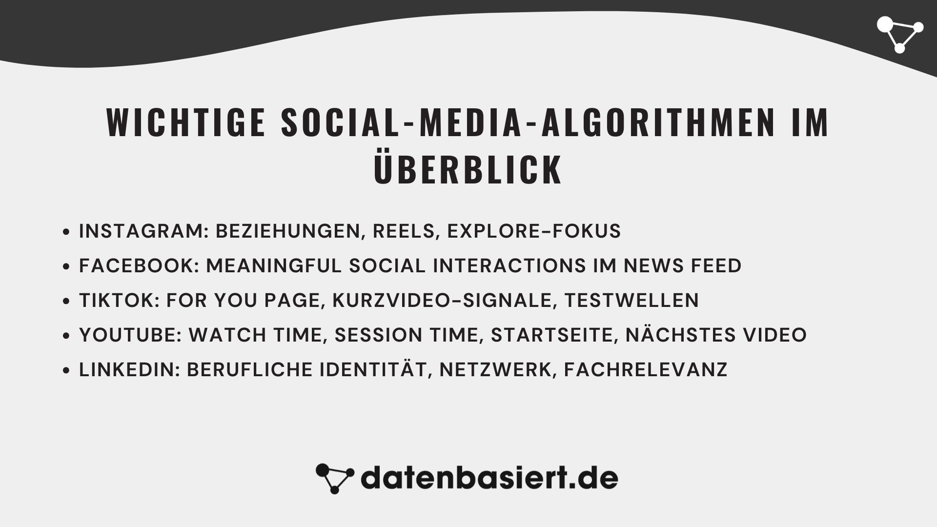 Vergleich: Wichtige Social-Media-Algorithmen im Überblick