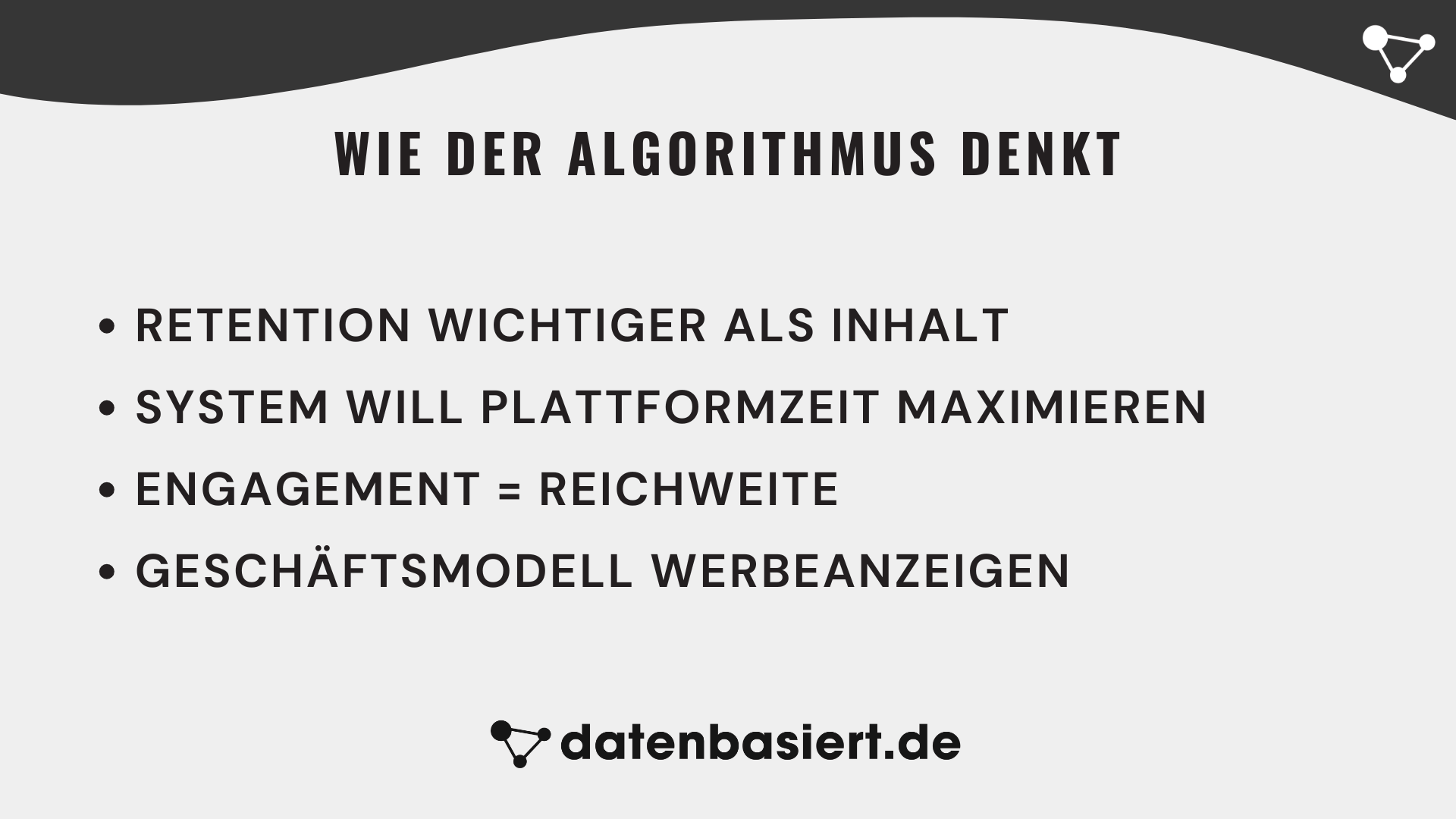 Wie der Algorithmus denkt