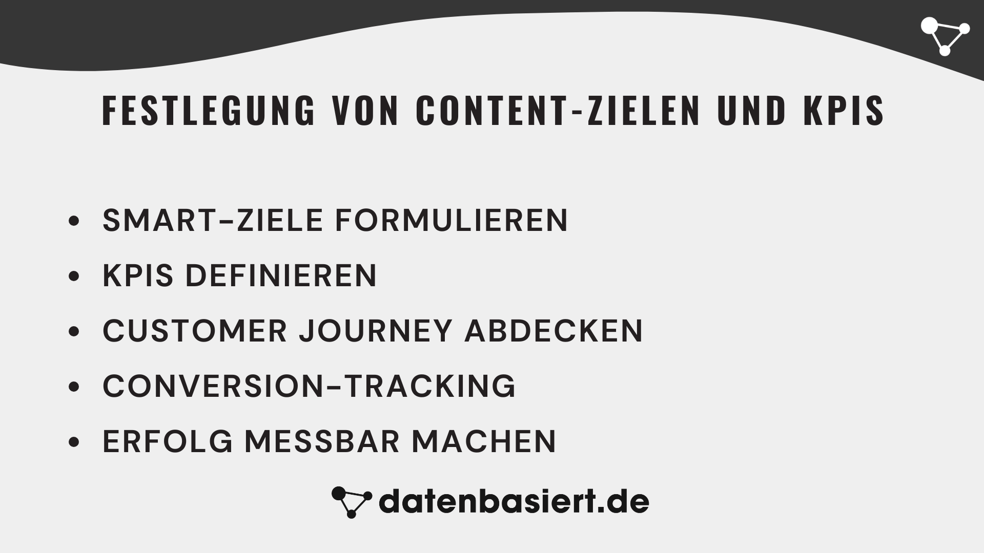 Festlegung von Content-Zielen und KPIs
